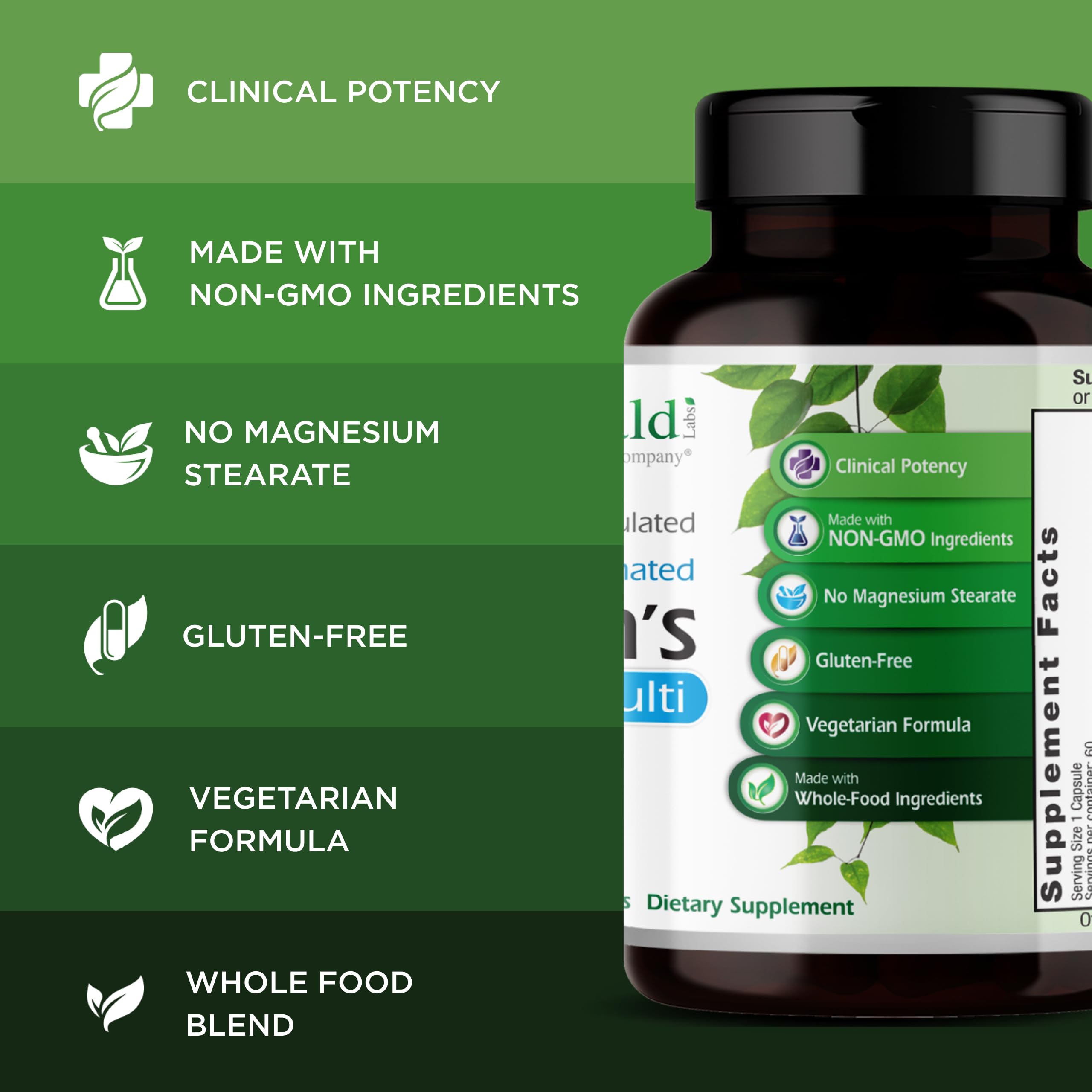 EMERALD LABS Men's 1 Daily Multi - Additive-Free Men's Multivitamin - Includes Lycopene, Zinc, Vitamin D3, & More EMERALD LABSAu supplements