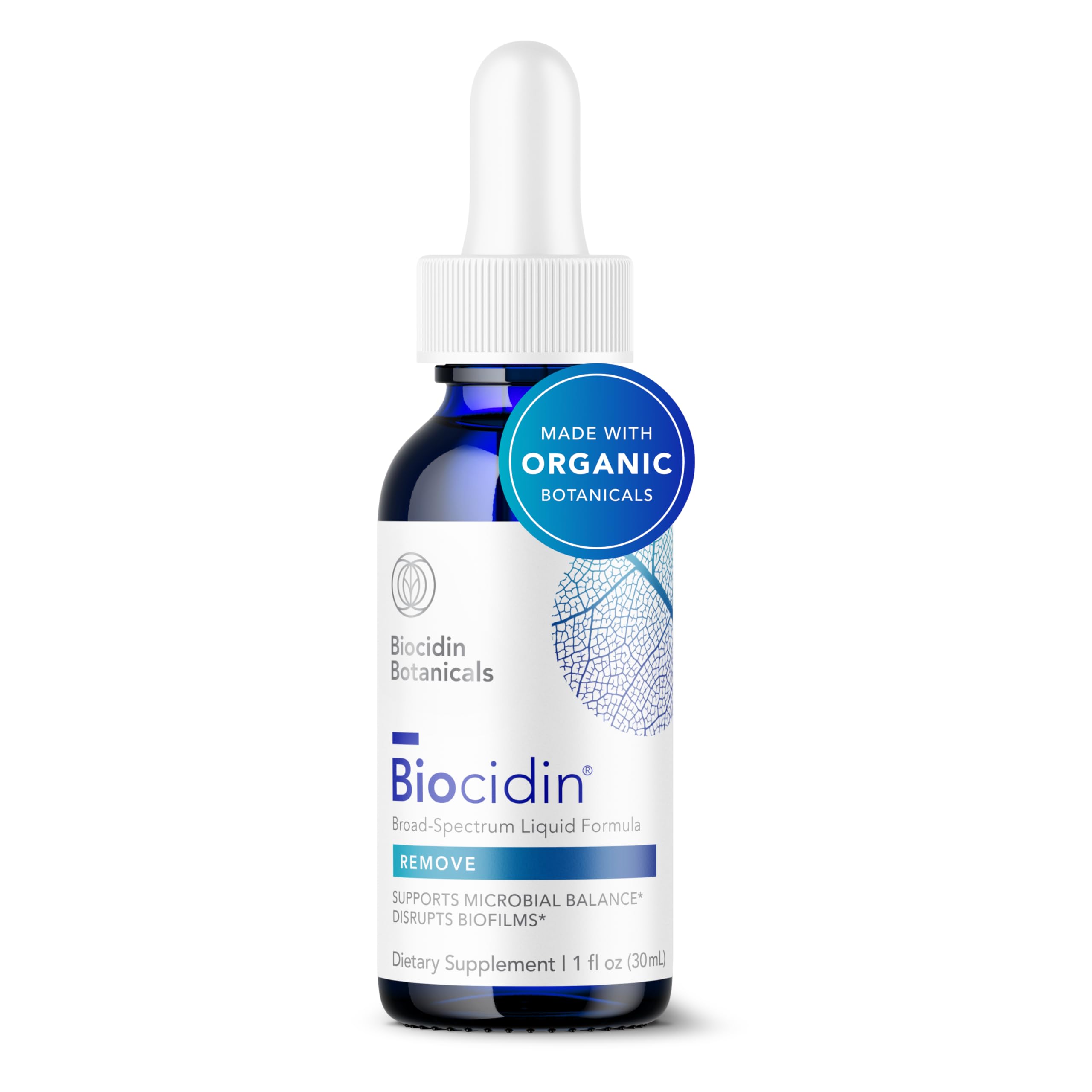 Biocidin Liquid Formula - Biofilm Buster & Broad-Spectrum Botanicals for Gut Detox Cleanse Support - Promotes Microbial Balance, Gut Health & Clearance of Unwanted Microbes (1 Oz) Bio-Botanical ResearchUS supplements
