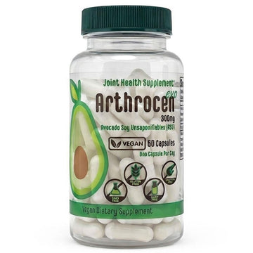 Arthrocen EVO ASU 300 mg Vegan Joint Comfort & Mobility Support Supplement – Clinically Evaluated, Made in USA Plant-Based Formula, Glucosamine Alternative, 60 Capsules (2 Months) ArthrocenAu supplements