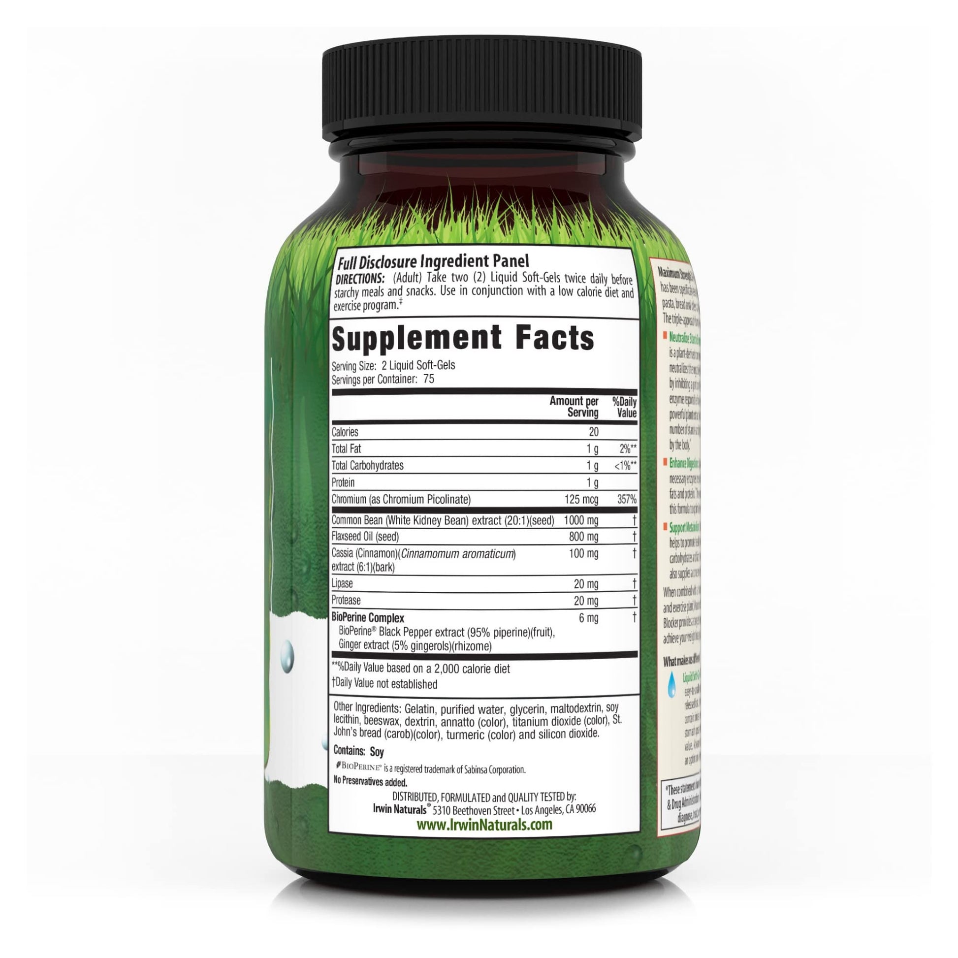 Irwin Naturals Maximum Strength 3-in-1 Carb Blocker - Neutralize Carbohydrates Irwin NaturalsAu supplements