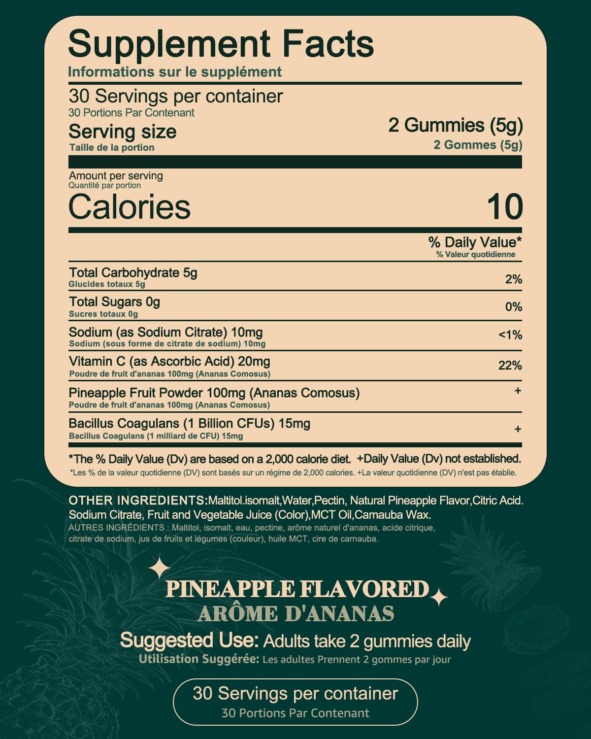 Zenvorica Premium Feminine Balance Gummies for Women - Hawaiian Pineapple pH Balance Probiotic Gummies for Odor and Flora Wellness, Immune Support, Vegan, 60 Count ZenvoricaAu supplements