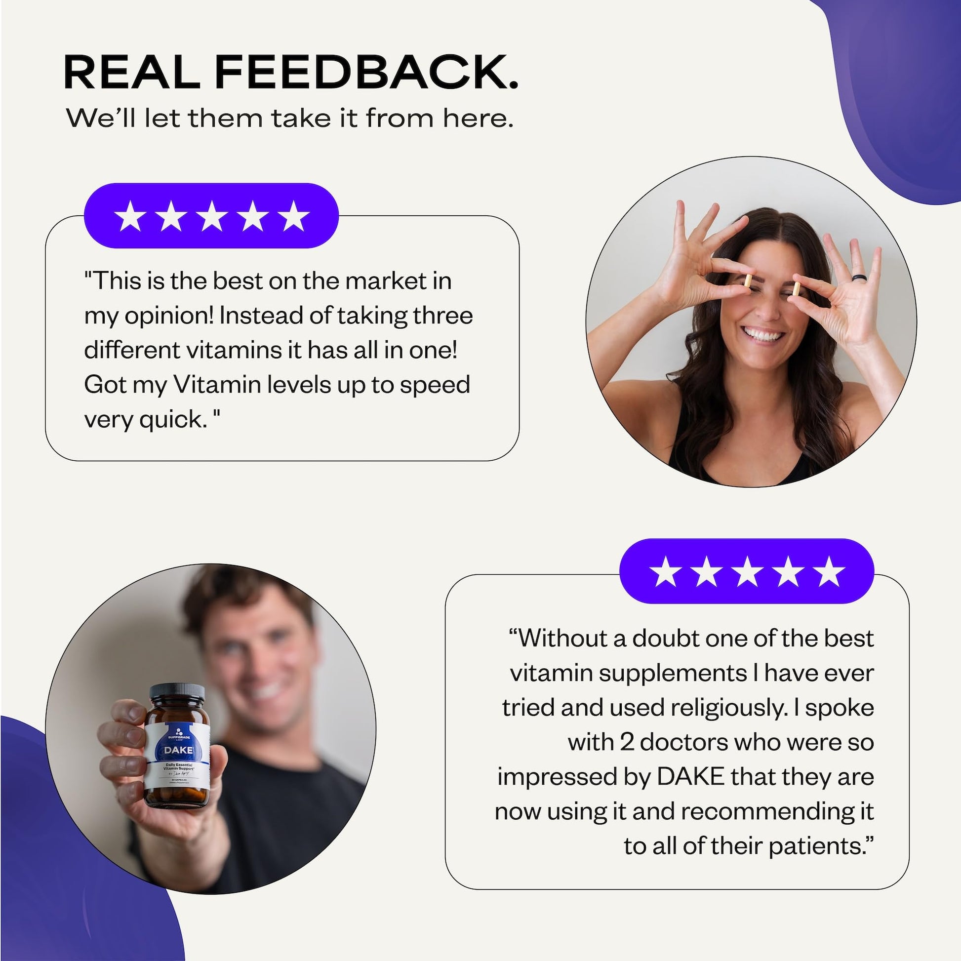 Suppgrade Labs DAKE by Dave Asprey | Synergistic Blend of Essential Vitamins D-A-K-E | Vitamin D2 + K2 + A + E Supplement for Immune Support, Bone & Joint Support, & Heart Health | 60 Day Supply Suppgrade LabsAu supplements