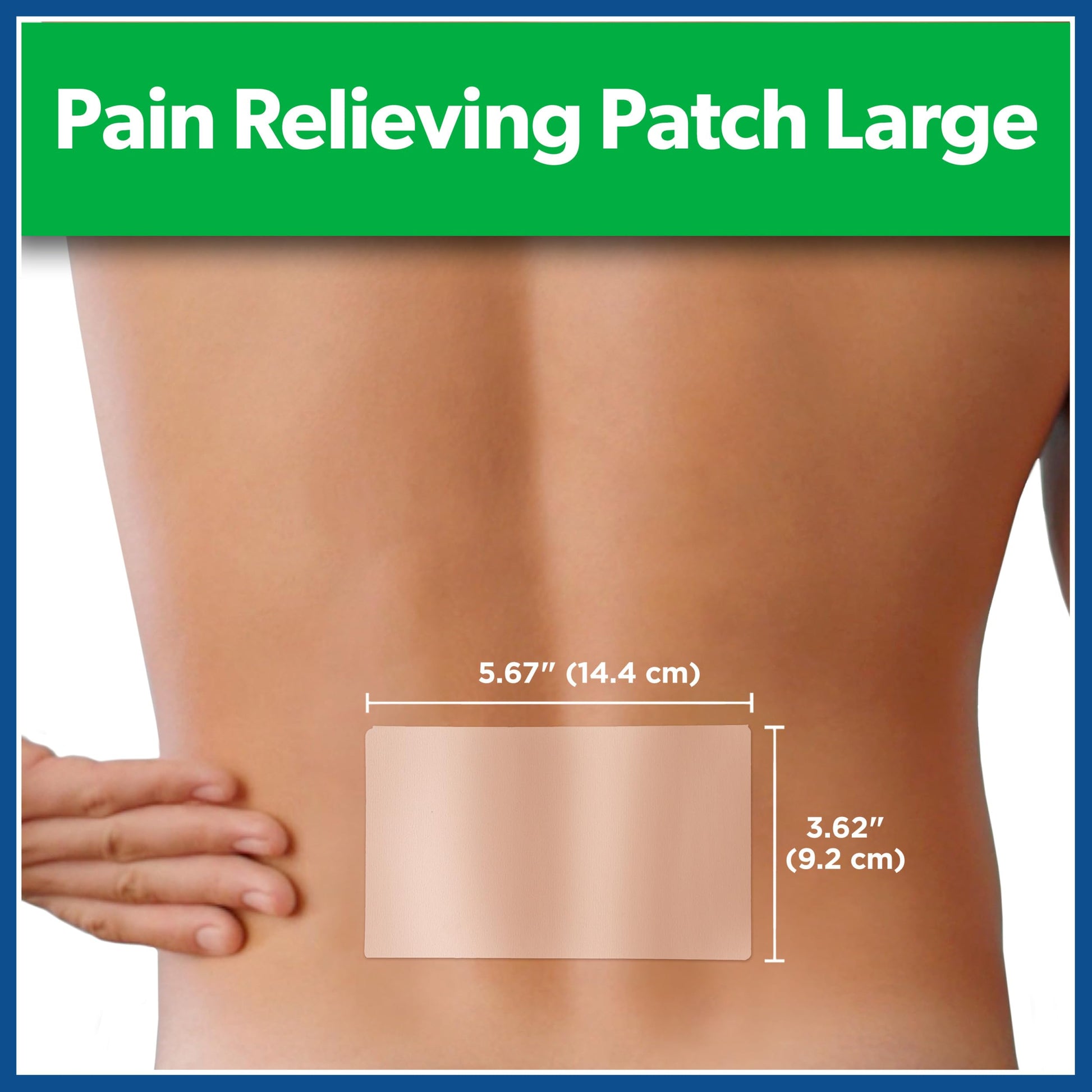 Salonpas Pain Relieving Patch, Large, 6 Count, for Back, Neck, Shoulder, Knee Pain and Muscle Soreness, 8 Hour Pain Relief SalonpasAu supplements