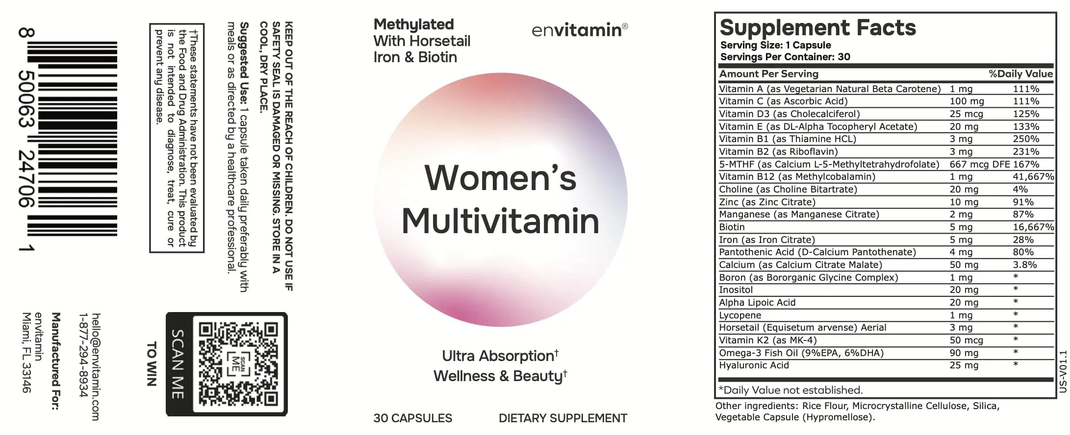 envitamin Women's Multivitamin and Ultimate Multivitamin Bundle (2 Products) envitaminAu supplements