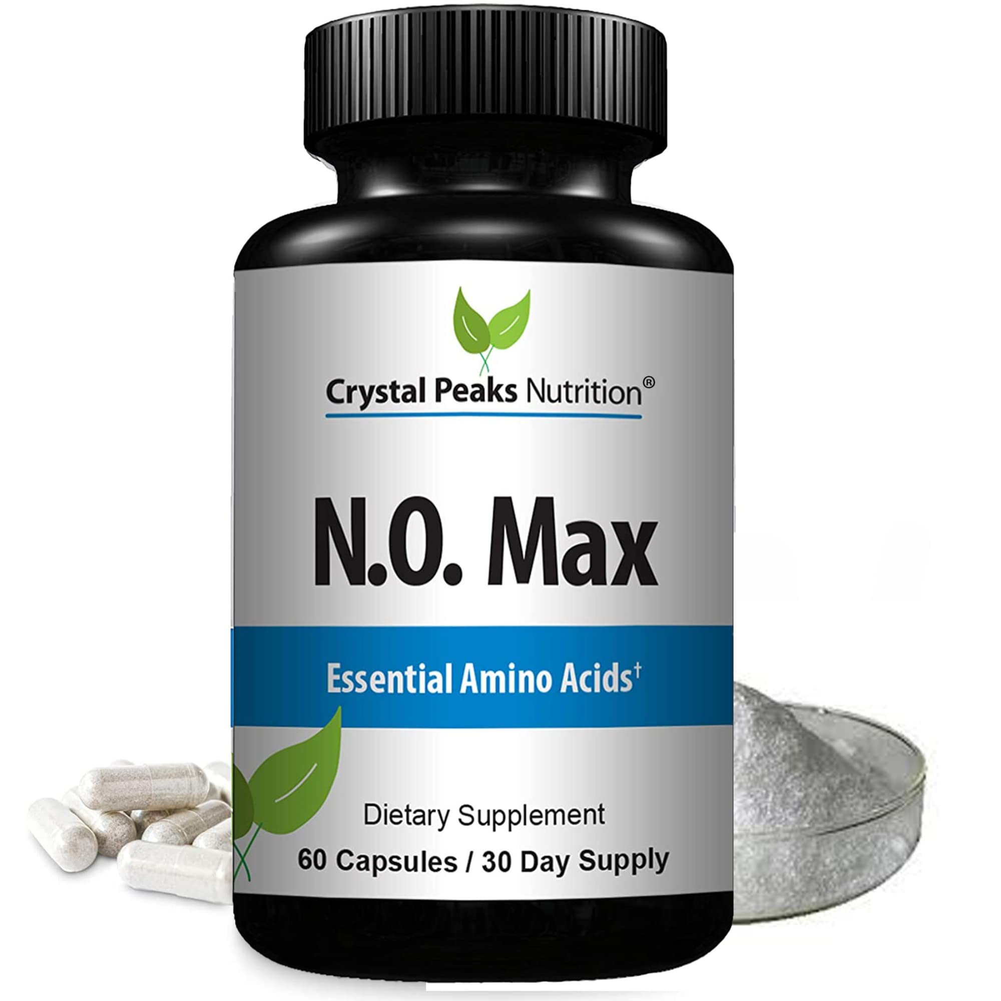 CRYSTAL PEAKS NUTRITION N.O. Max Nitric Oxide Supplement - L Arginine, Citrulline CRYSTAL PEAKS NUTRITIONAu supplements