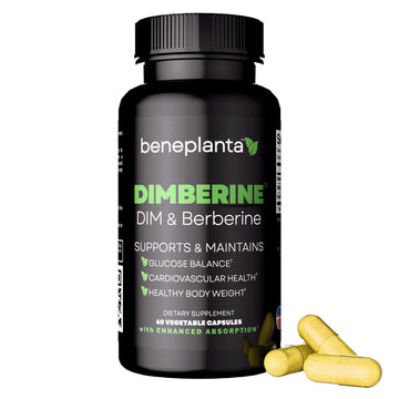Dimberine - DIM & Berberine, High Purity Enhanced Absorption Formula - 60 Capsules DimberineAu supplements