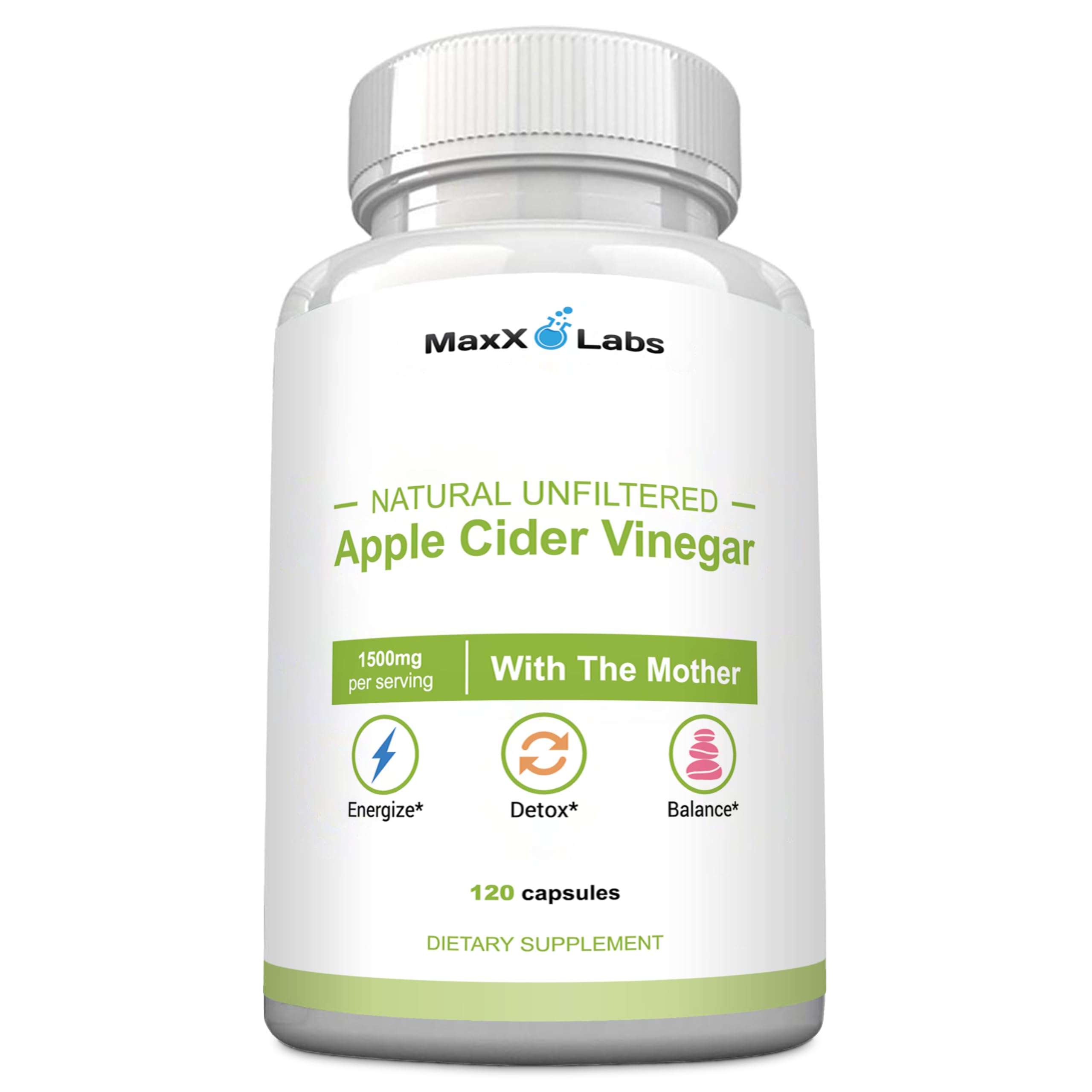 Apple Cider Vinegar Capsules with The Mother - Healthy Keto Diet Supplements MaxX LabsAu supplements