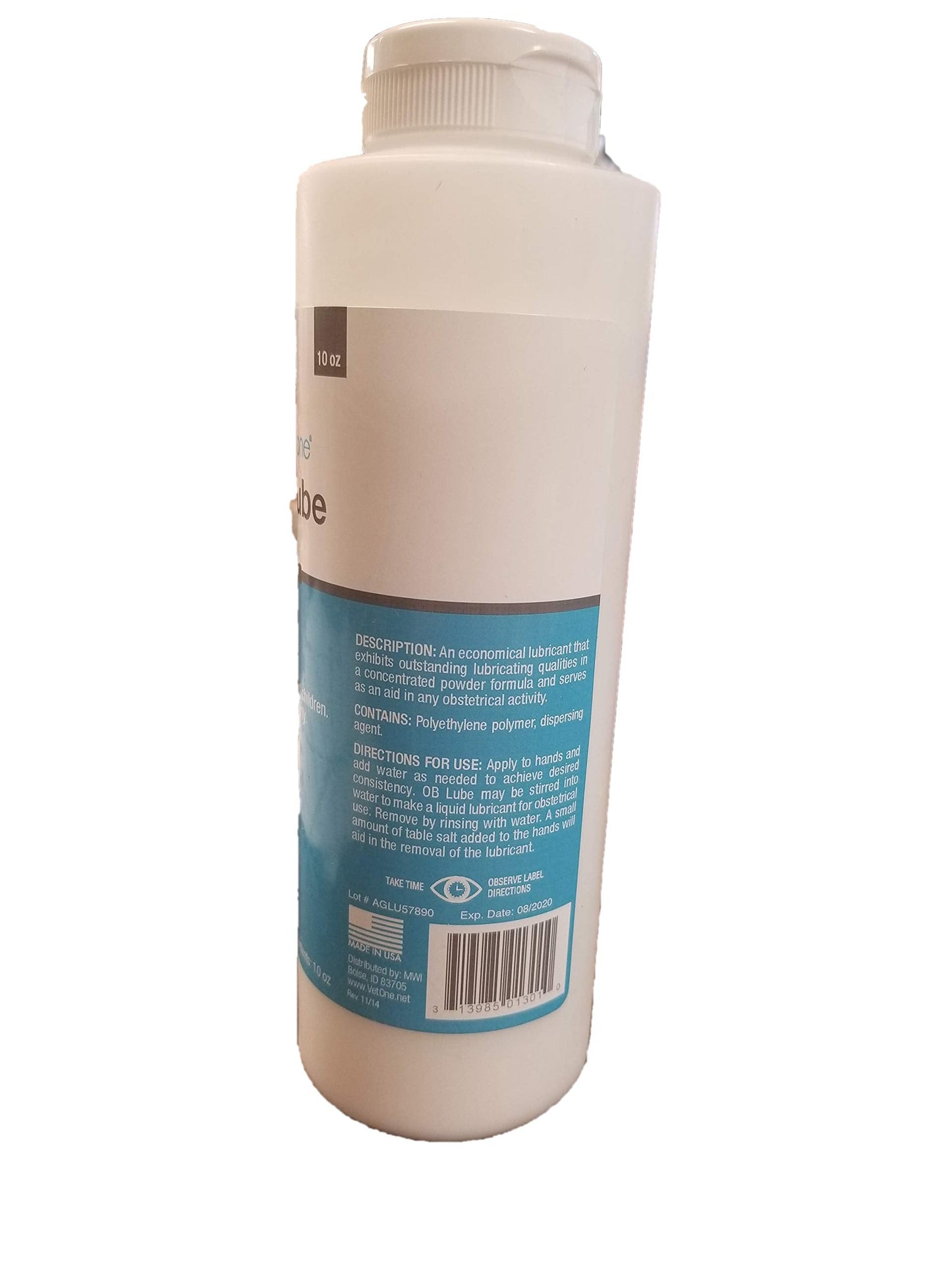 VetOne OB Lube Powder Concentrate 10 oz Lubricating Livestock Obstetrical Vet OneUS supplements