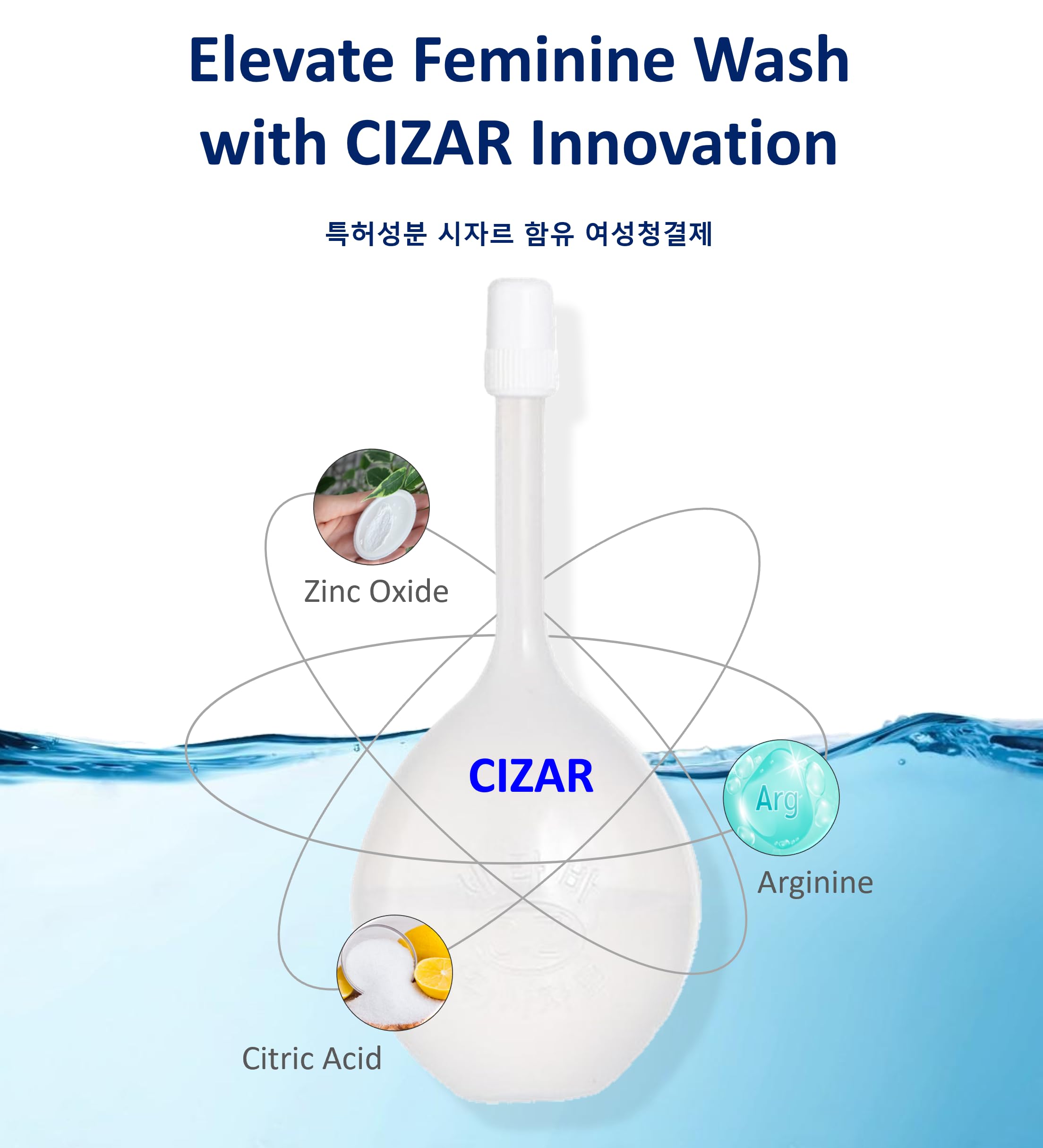 Cizar - Selava, Feminine Wash 15ml 7ea, Gynecologists Developed, Preservative-Free CizarAu supplements