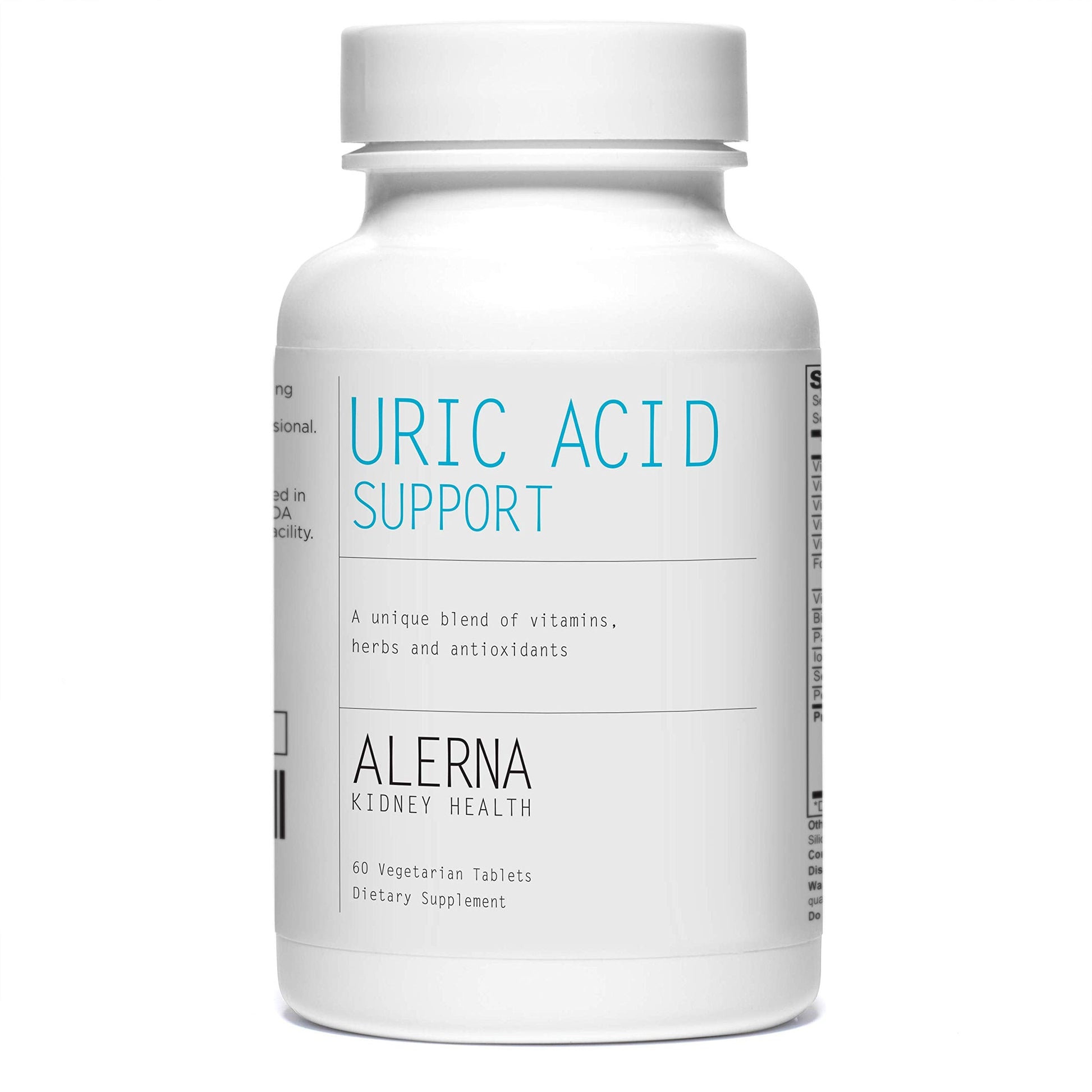 Alerna Kidney Health Uric Acid Support Supplement – Tart Cherry, Celery Seed, Turmeric, Quercetin – 60 Vegetarian Tablets (Pack of 3) Alerna Kidney HealthAu supplements