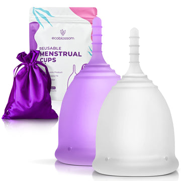 EcoBlossom Reusable Menstrual Cup Set - The Most Reliable Medical Grade Silicone Period Cups EcoBlossomAu supplements