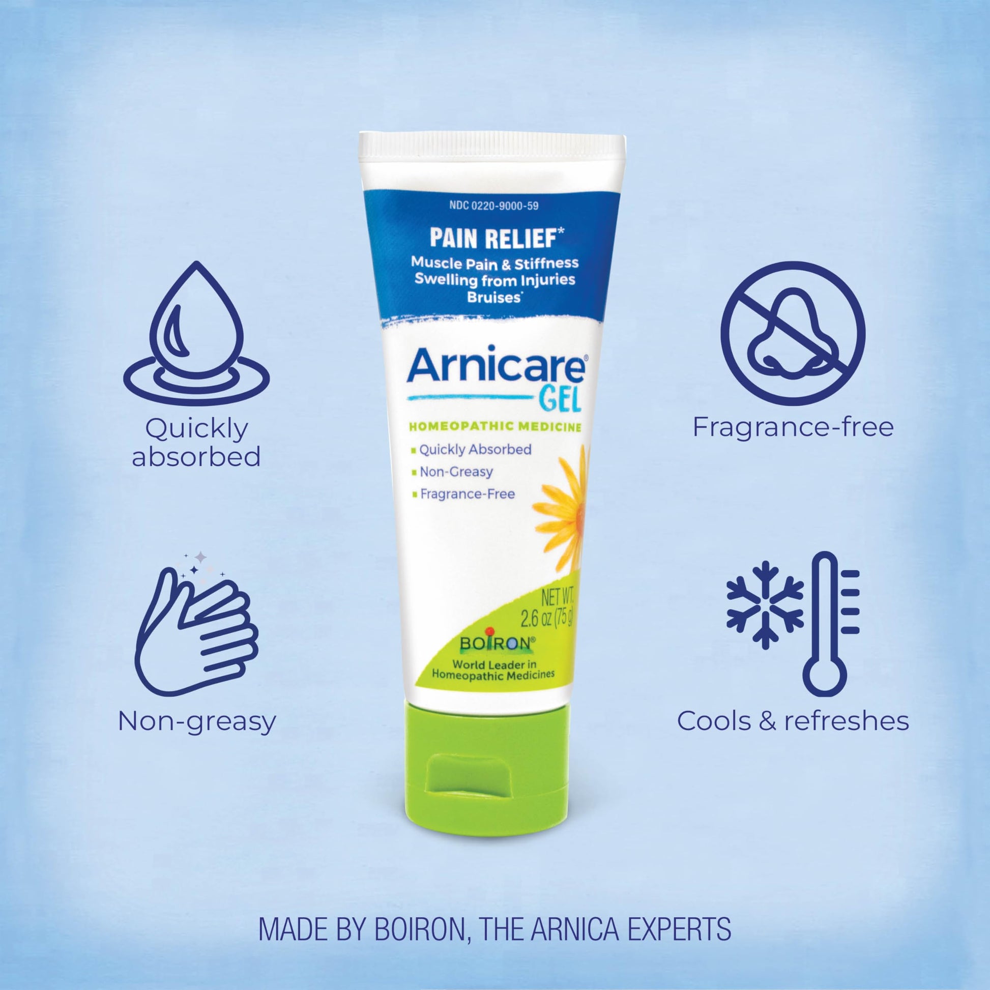 Boiron Arnicare Gel - Non-Greasy and Fragrance-Free - 2.6 oz BoironAu supplements