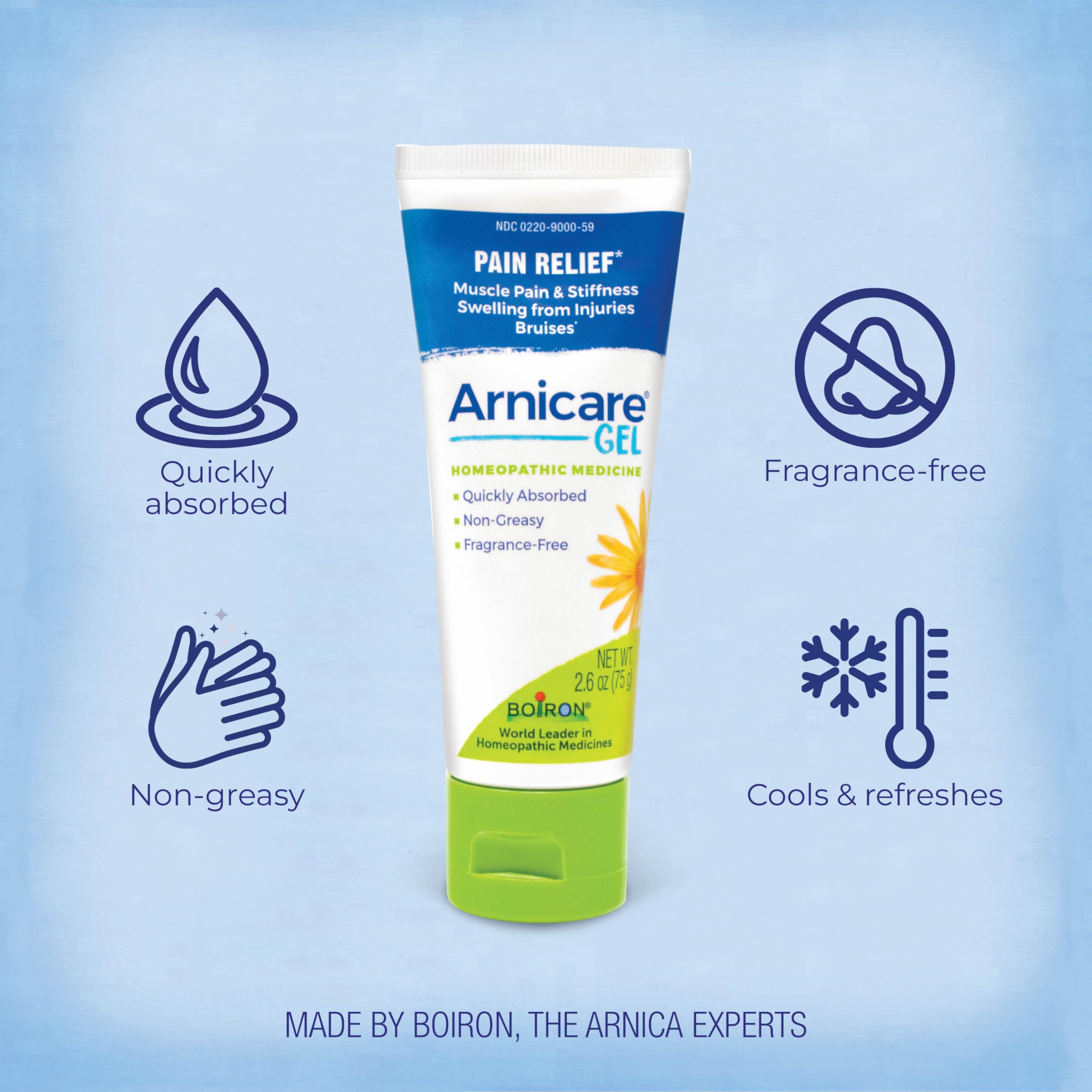 Boiron Arnicare Gel - Non-Greasy and Fragrance-Free - 2.6 oz BoironAu supplements