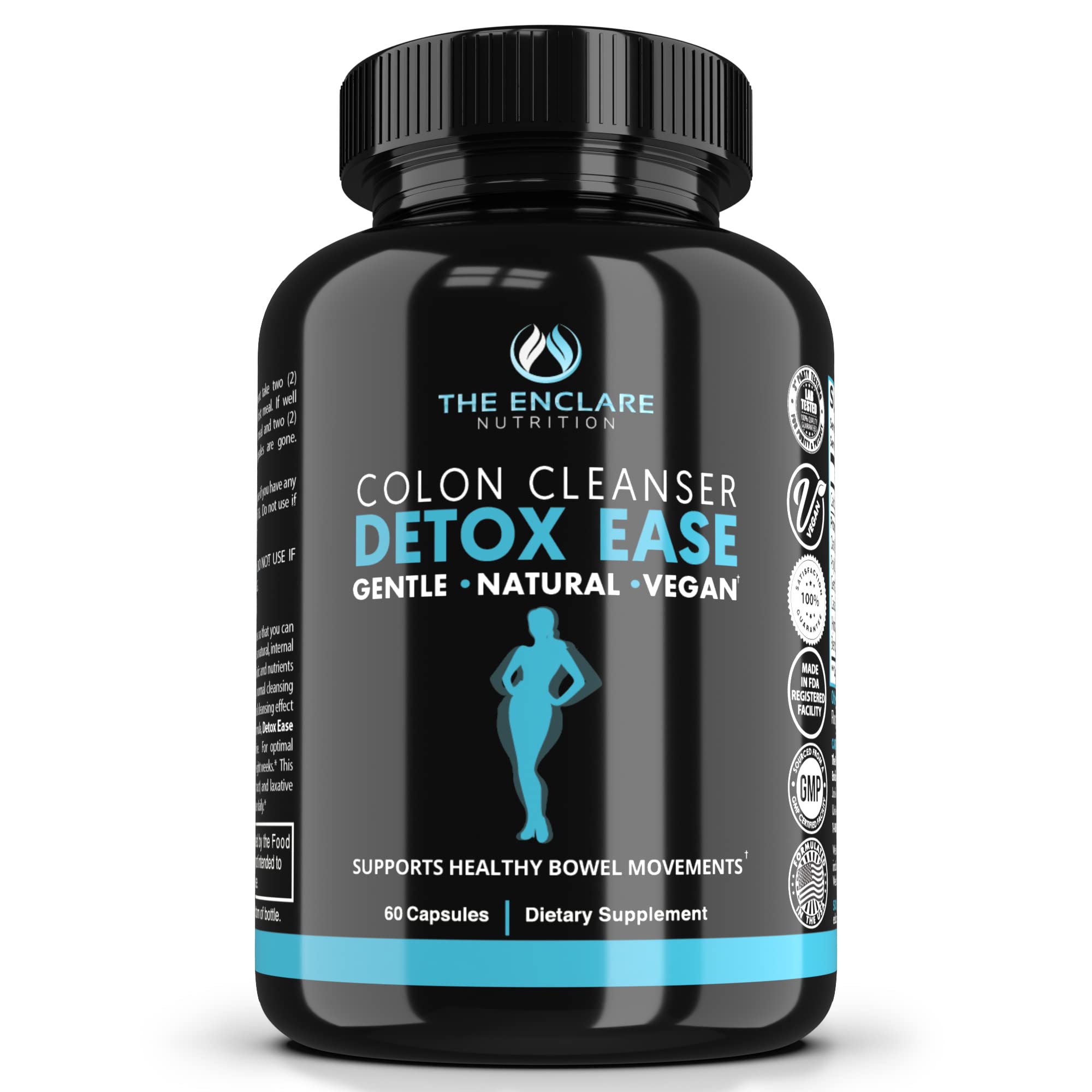 Detox Ease, Colon Cleanse Detox, Healthy Bowel Movements, Digestive Health, Urinary Tract THE ENCLARE NUTRITIONAu supplements