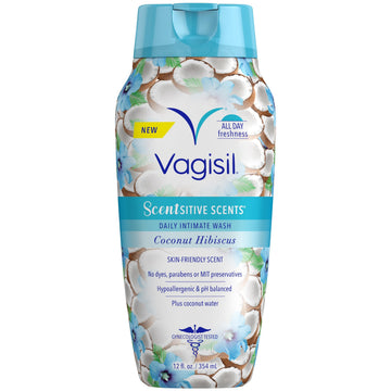 Vagisil Feminine Wash for Intimate Area Hygiene, Scentsitive Scents, pH Balanced and Gynecologist Tested VagisilAu supplements
