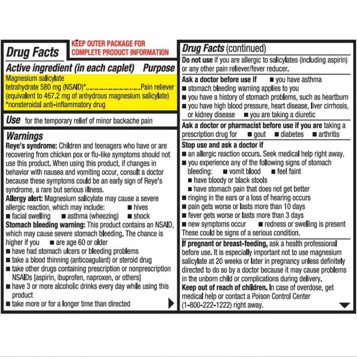 Doans Extra Strength Pain Reliever 24 Count (Pack of 4) DoansAu supplements