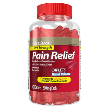 Good Sense Rapid Release Pain Relief, Acetaminophen Caplets 500 mg, Extra Strength Pain Reliever and Fever Reducer GoodSenseAu supplements