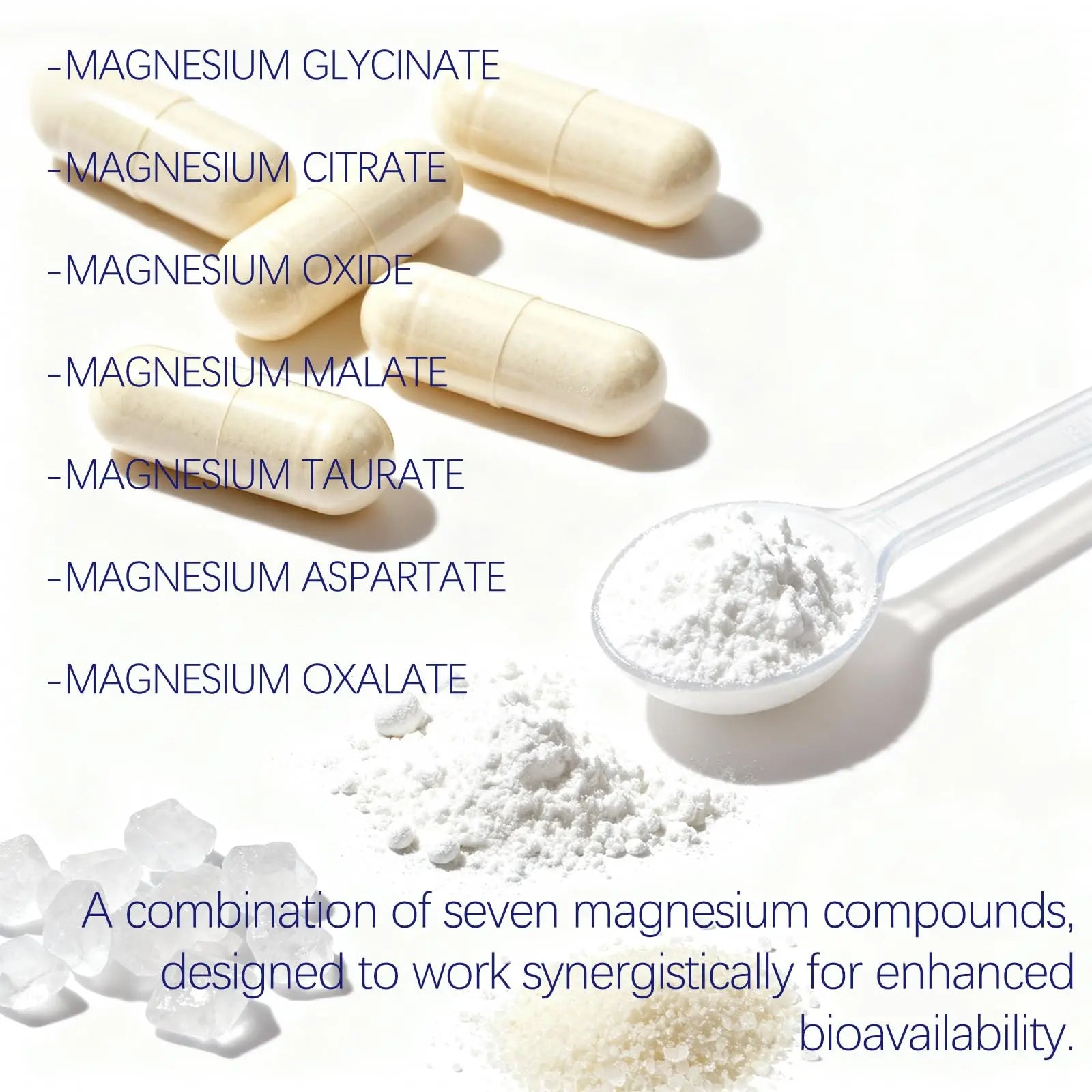 Magnesium Complex 1000mg - 7-in-1 Supplement with Glycinate, Citrate & Malate - Supports Muscle Relaxation, Sleep, Heart Health - High Absorption Capsules, 90 Count (1) CellJuvMaxnz supplements