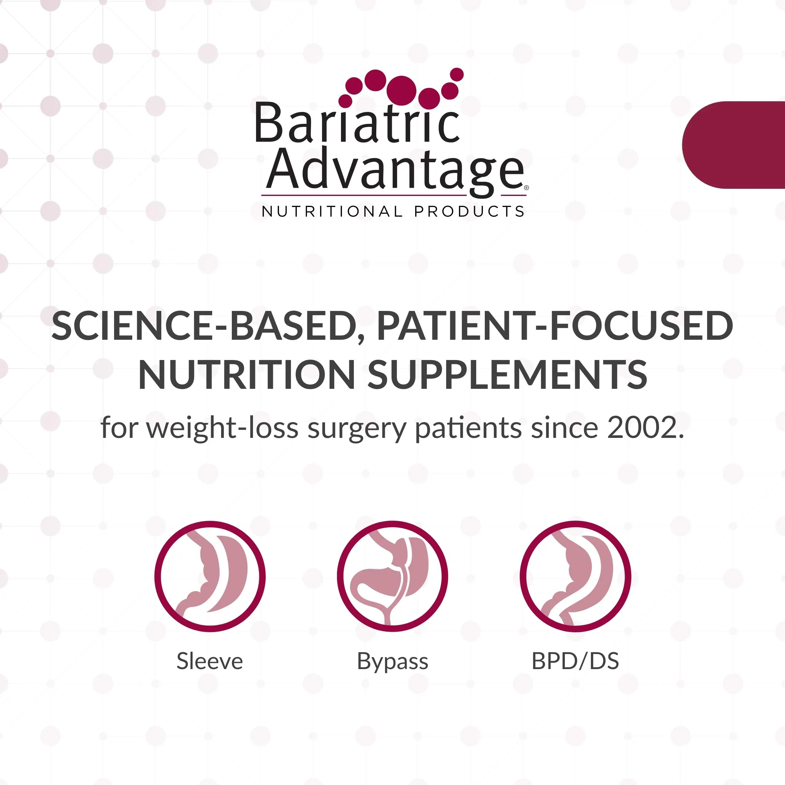 Bariatric Advantage Multi Formula without Iron, High Potency Daily Multivitamin for Bariatric Surgery Patients Bariatric AdvantageAu supplements