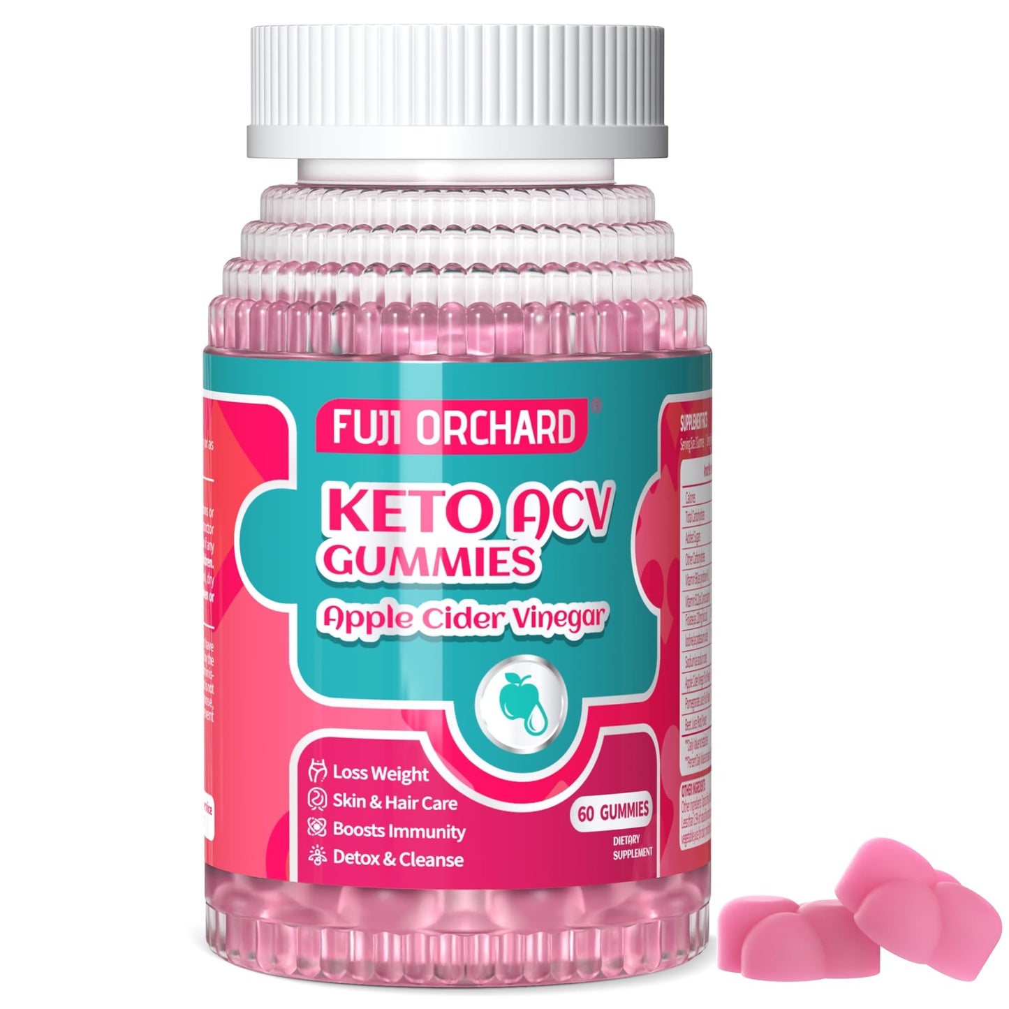 FUJI ORCHARD Keto Acv Gummies, 1500mg Keto Acv Gummies Advanced Weight Loss FUJI ORCHARDUS supplements