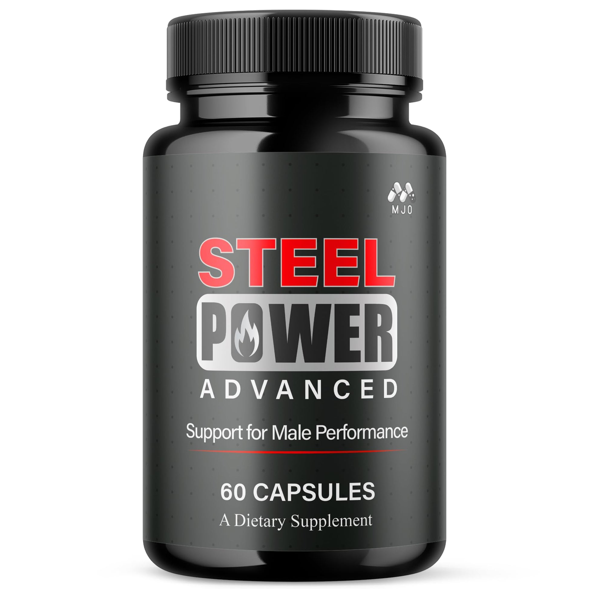 Steel Power Capsules, Official Steel Power for Men with All Natural Ingredients, Advanced SteelPower Men's Health and Wellness Vitamin Formula Pills with Maximum Strength Multivitamins (60 Capsules) MJOAu supplements