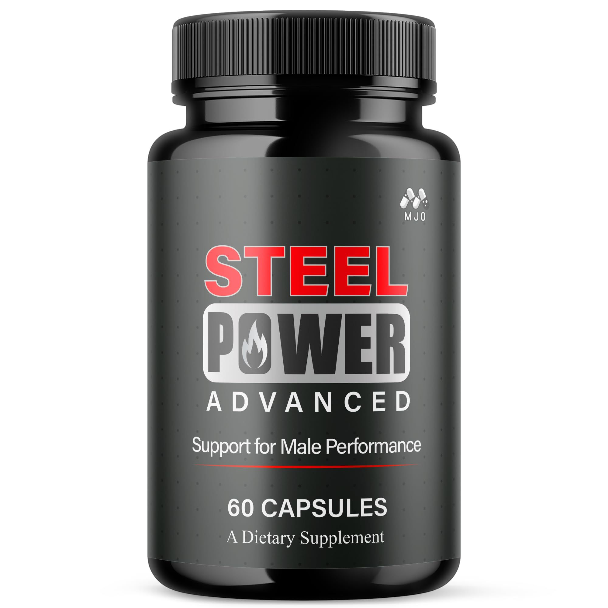 Steel Power Capsules, Official Steel Power for Men with All Natural Ingredients, Advanced SteelPower Men's Health and Wellness Vitamin Formula Pills with Maximum Strength Multivitamins (60 Capsules) MJOAu supplements