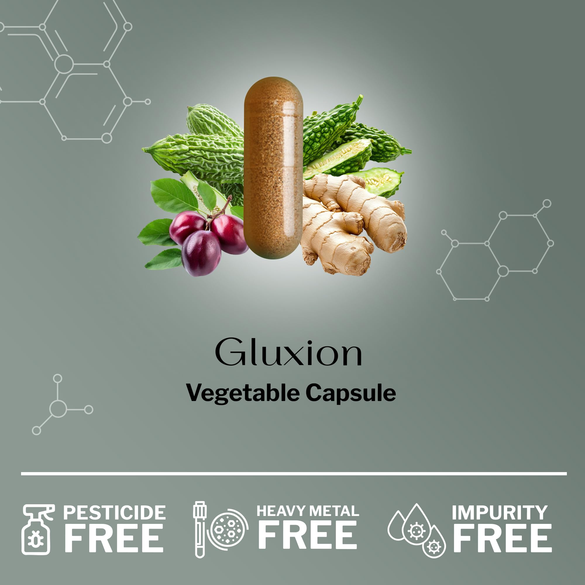 SugarMD GLUXION 3X Strength Formula | Advanced Botanical & Nutrient Blend for Spike Control| Vegan, Non-GMO, 180 Capsules SugarMDAu supplements