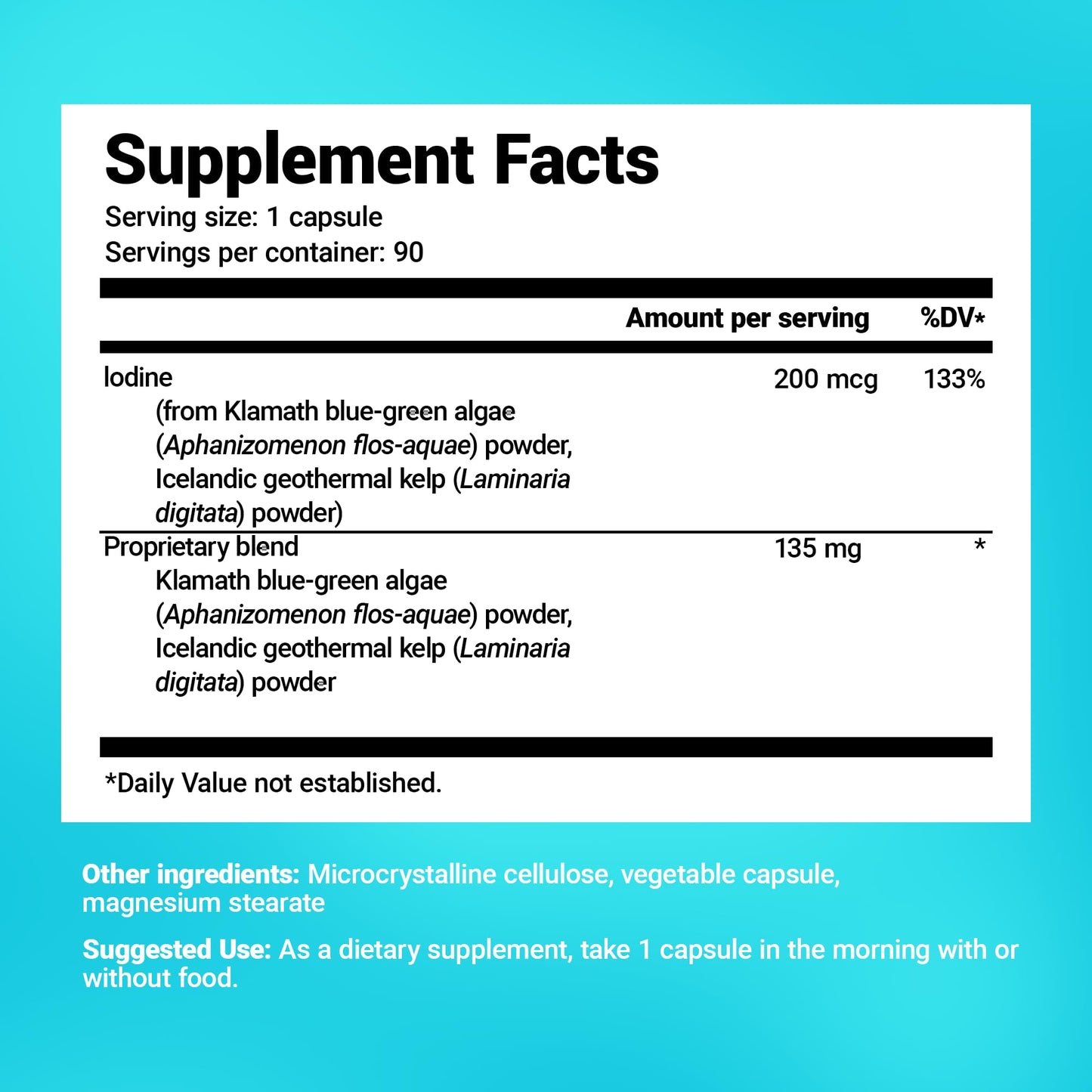Dr. Berg's Sea Kelp Enhanced - Pure Healthy Thyroid Support Natural Antioxidants Dr. Berg NutritionalsUS supplements