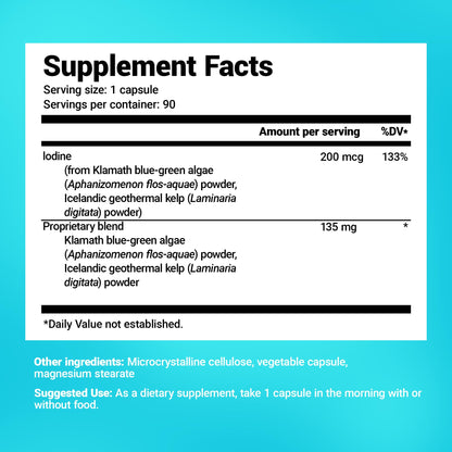Dr. Berg's Sea Kelp Enhanced - Pure Healthy Thyroid Support Natural Antioxidants Dr. Berg NutritionalsUS supplements