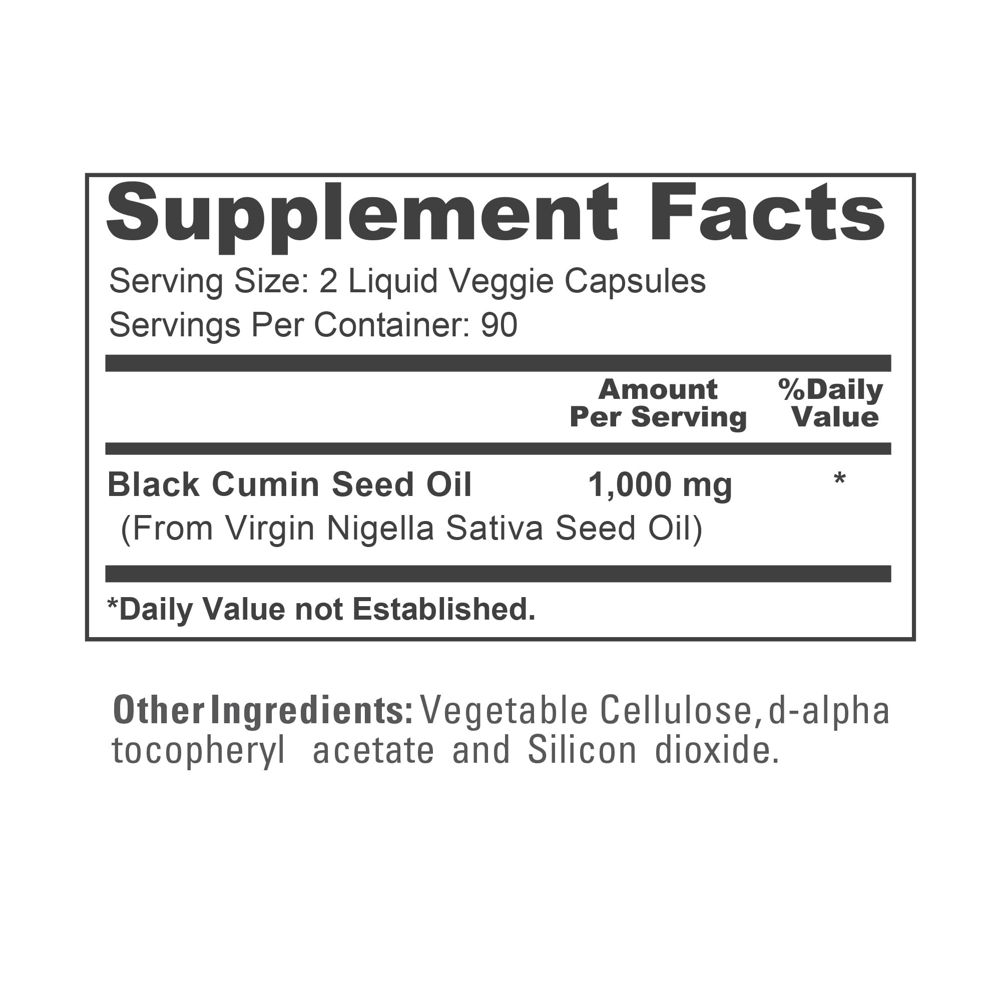 NusaPure Black Seed Oil 1,000 mg per Serving 180 Softgel Capsules (Non-GMO, Vegetarian & Vegan) Cold-Pressed Virgin Nigella Sativa. Hexane Free NusaPureAu supplements