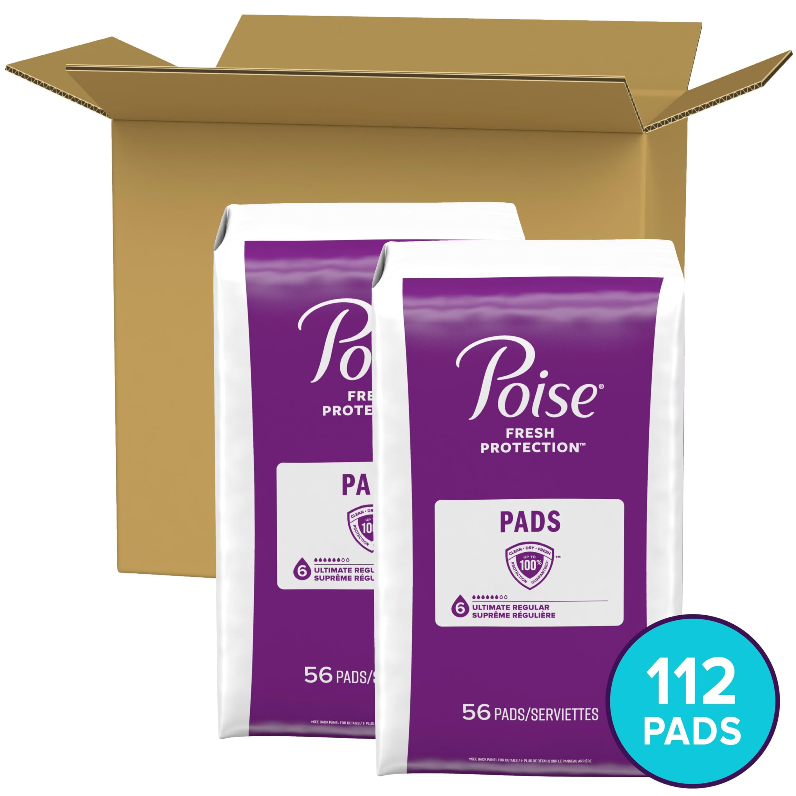 Poise Incontinence Pads & Postpartum Incontinence Pads, 6 Drop Ultimate PoiseAu supplements