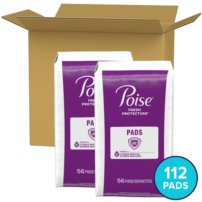 Poise Incontinence Pads & Postpartum Incontinence Pads, 6 Drop Ultimate PoiseUS supplements