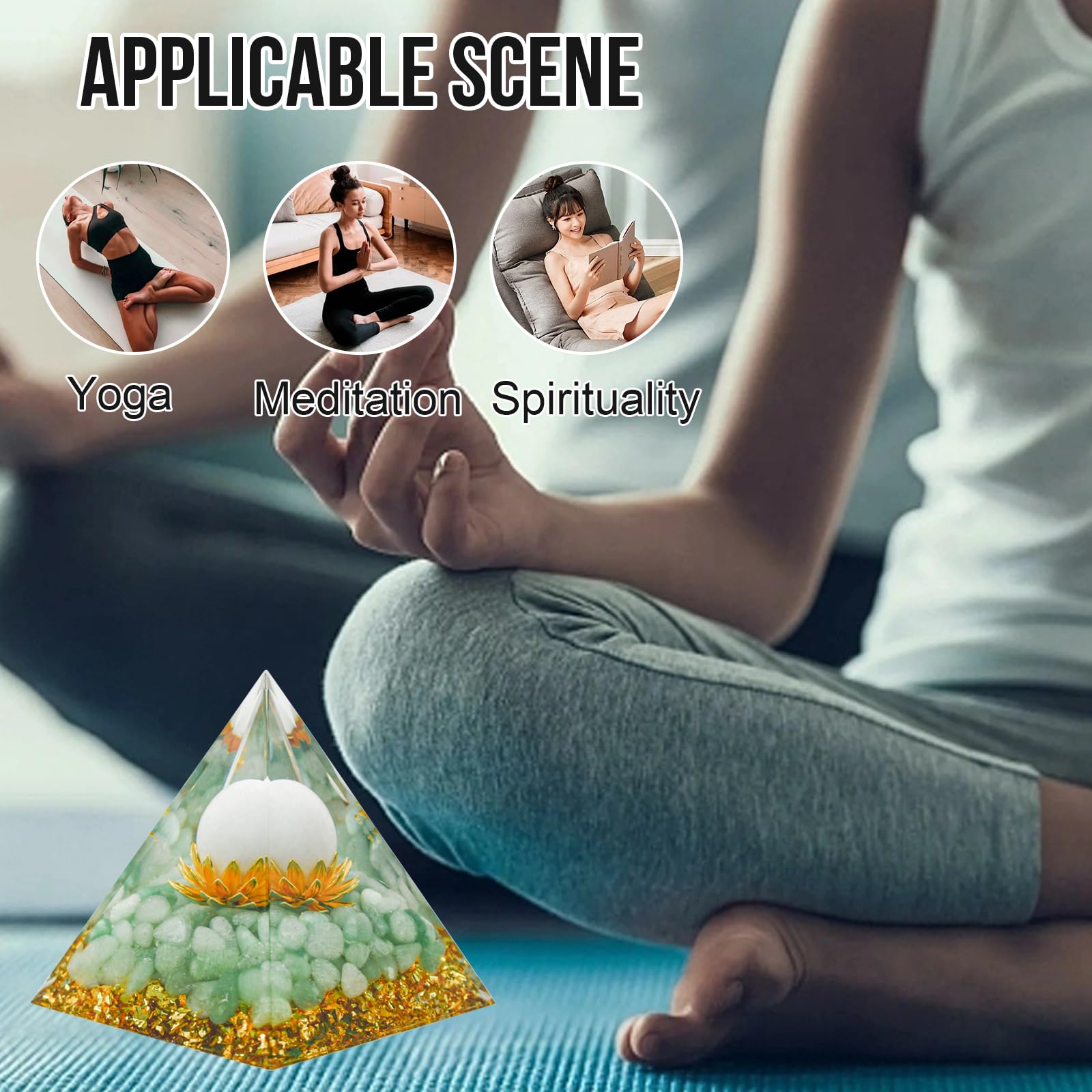 MrMrKura Orgone Pyramids Orgone Energy Pyramid Flower of Life Crystals Organite Obsidian MrMrKuraAu supplements