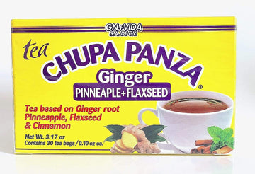 Tea CHUPA Panza, Tea Based ONGINGER Root, PINNEAPPLE, Flaxseed & Cinnamon GN+VidaAu supplements