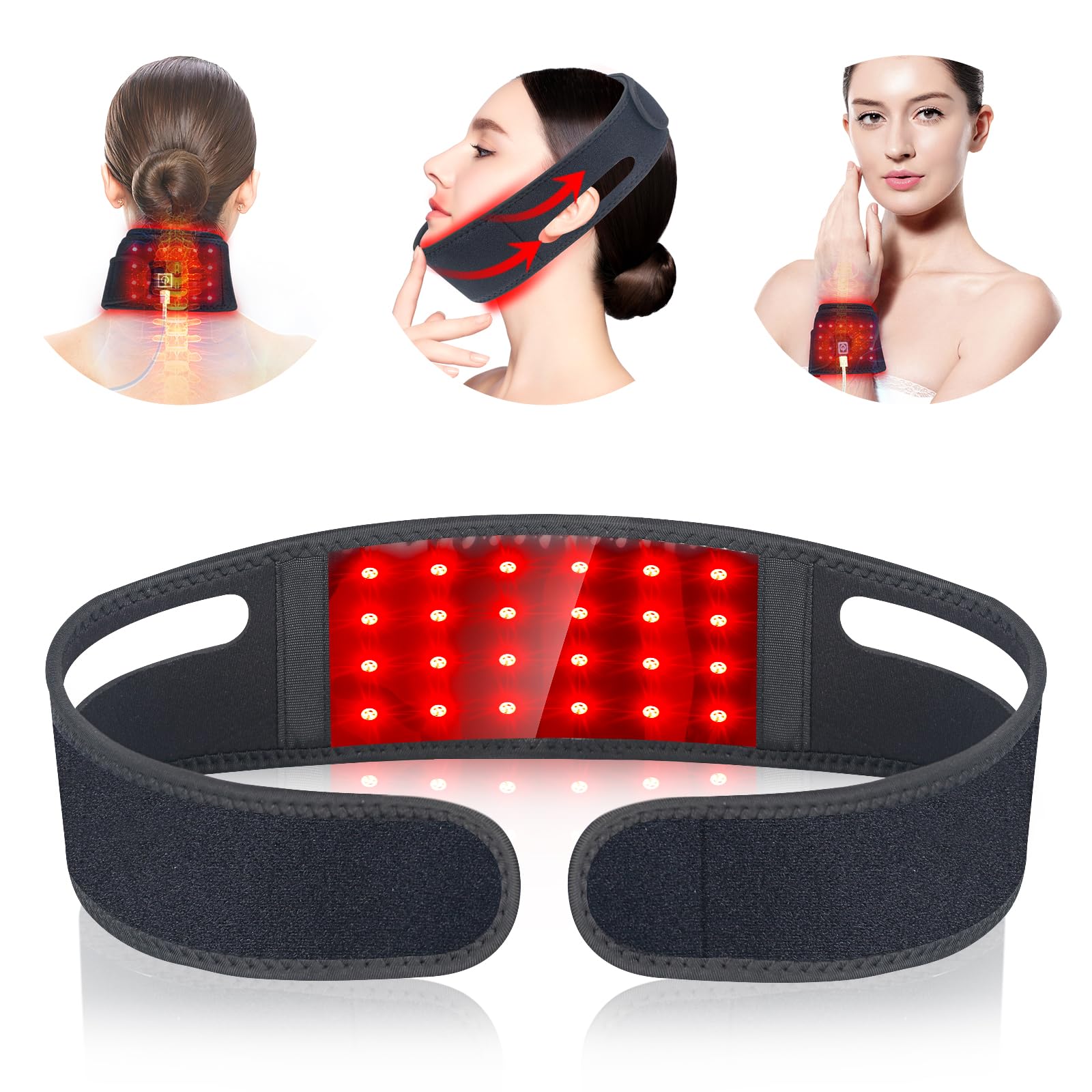 Rikimxin Red Light Therapy for Neck, 660nm Red Light and 850nm Near Infrared Light Therapy Pad RikimxinAu supplements