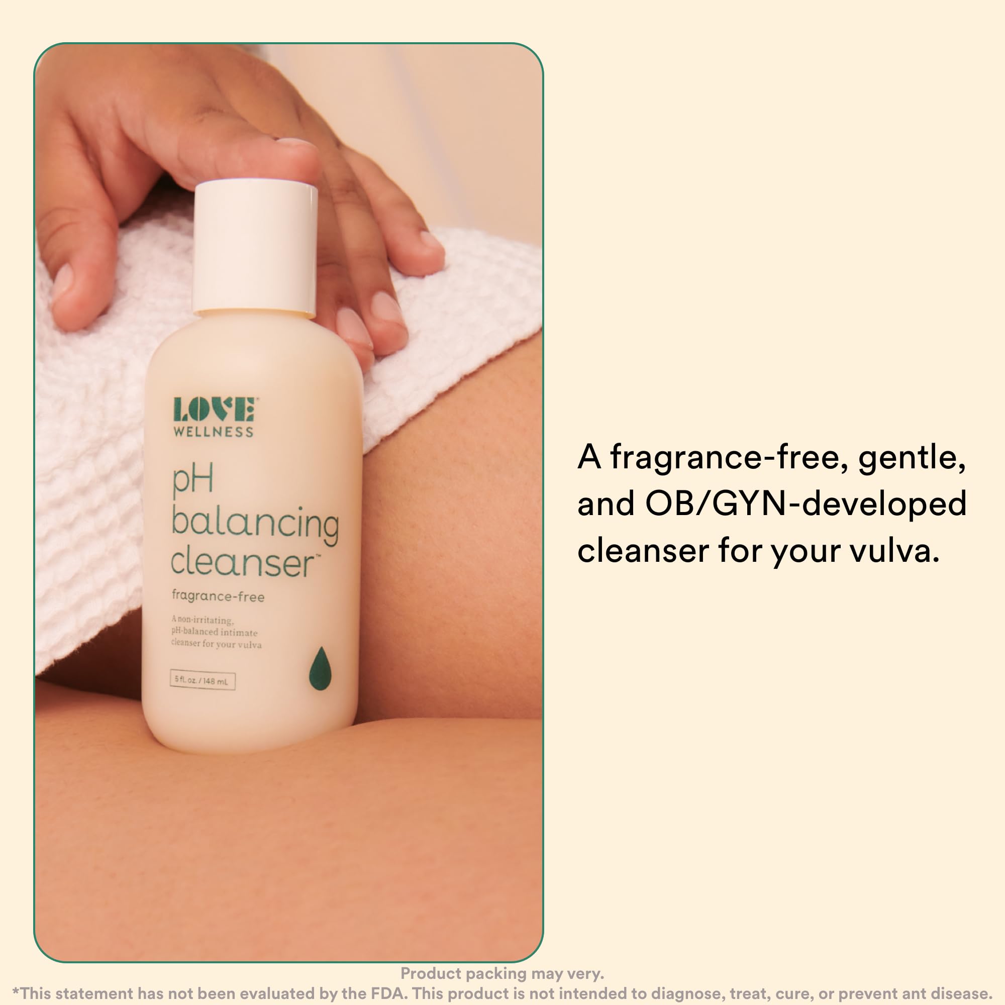 Love Wellness Feminine Wash for Women, pH Balancing Cleanser | Fragrance-Free | Vaginal Soap Love WellnessAu supplements