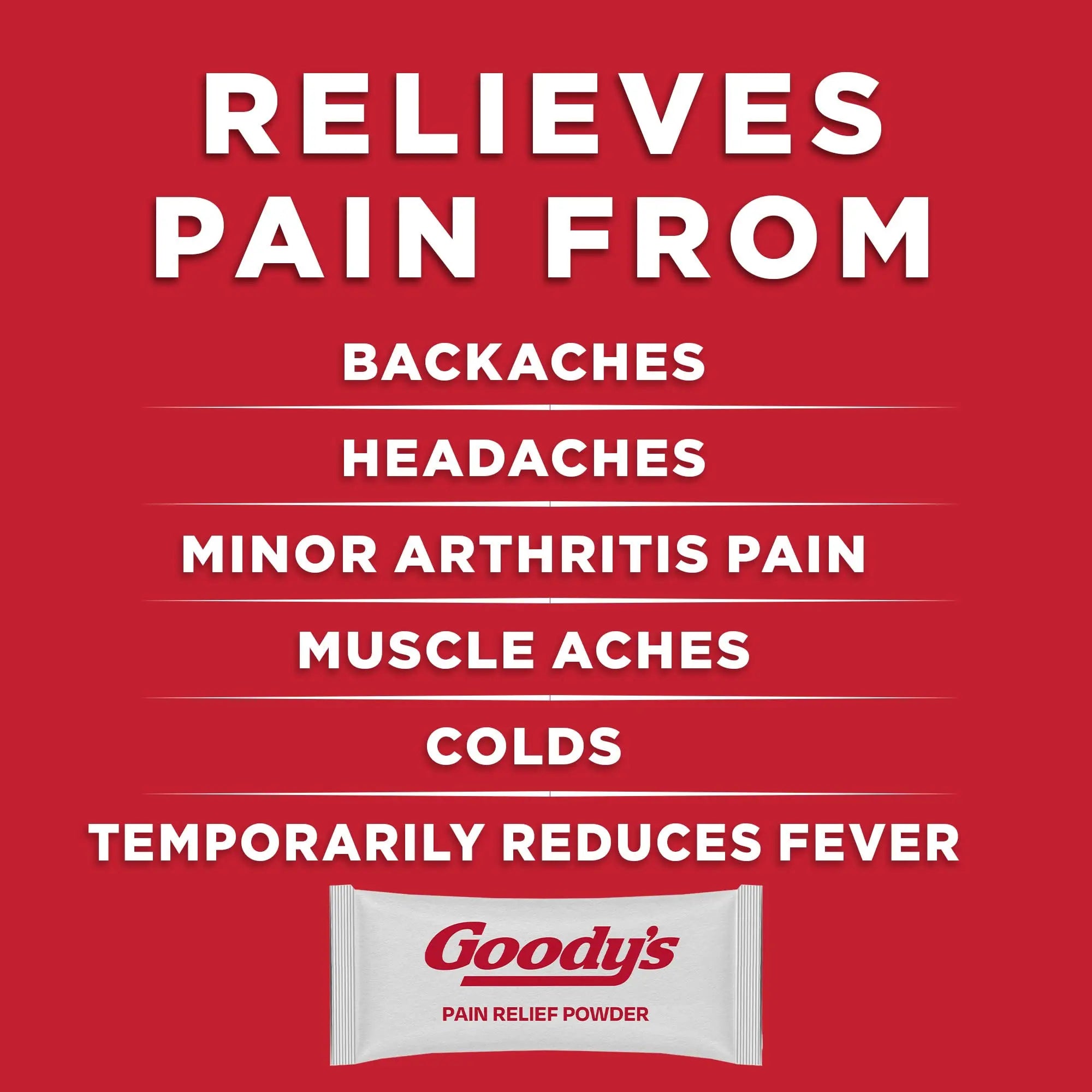 Goody's Body Ache & Back Pain Relief Powder, Dual Action with Acetaminophen & Aspirin, Caffeine-Free, 6 Count, Pack of 12 Goody'sAu supplements