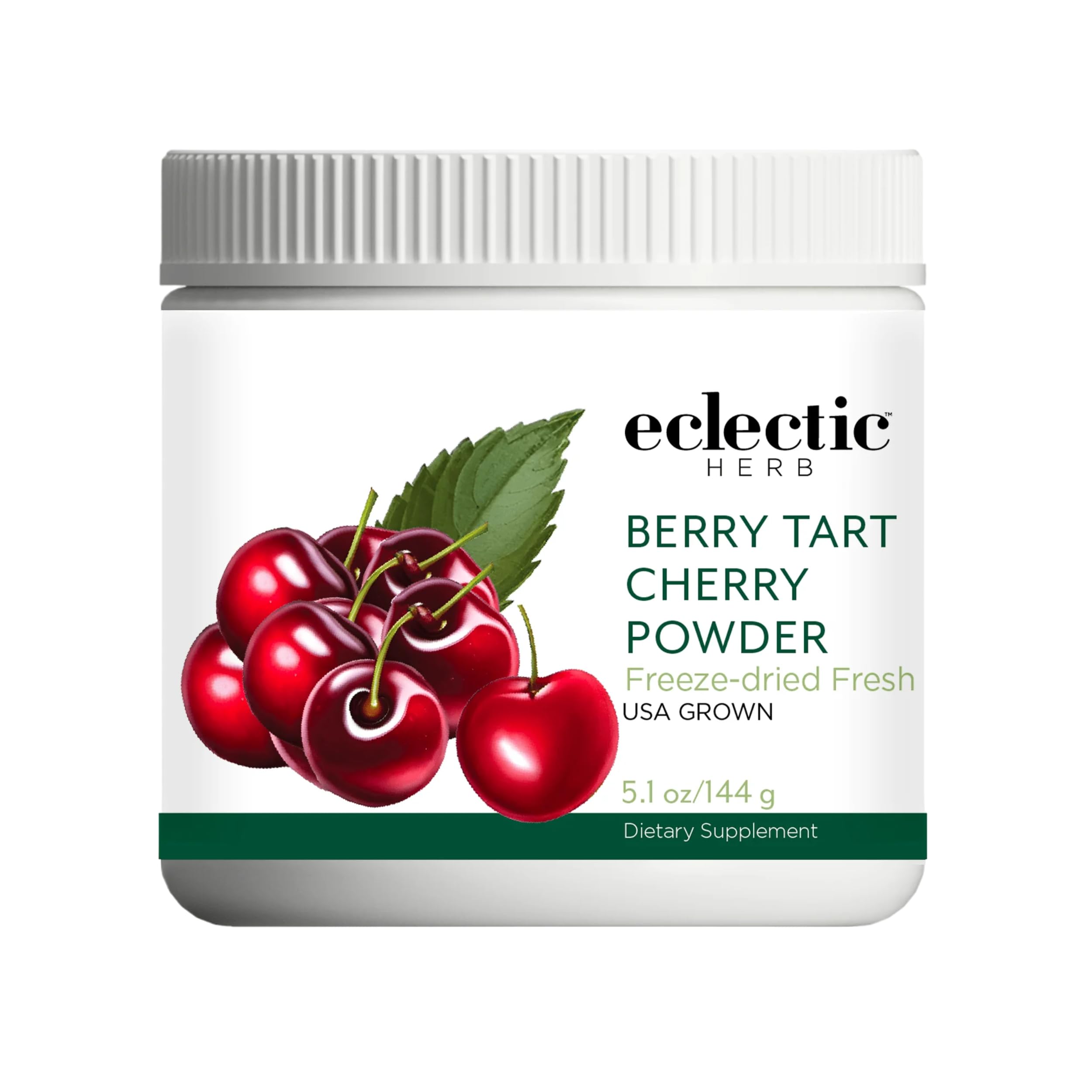 Eclectic Herb - Berry Tart Cherry Powder | Joint Support Supplement | Superfood Vitamin & Mineral Supplement | Freeze Dried, Vegan, Non-GMO, Gluten-Free (5.1 oz | 144 g) ECLECTIC INSTITUTEAu supplements