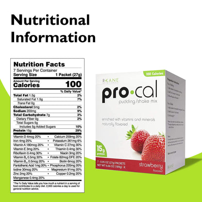 R-Kane Nutritionals Pro-Cal Pudding/Shake Mix, Low Calorie Protein Shake Powder R-Kane NutritionalsUS supplements