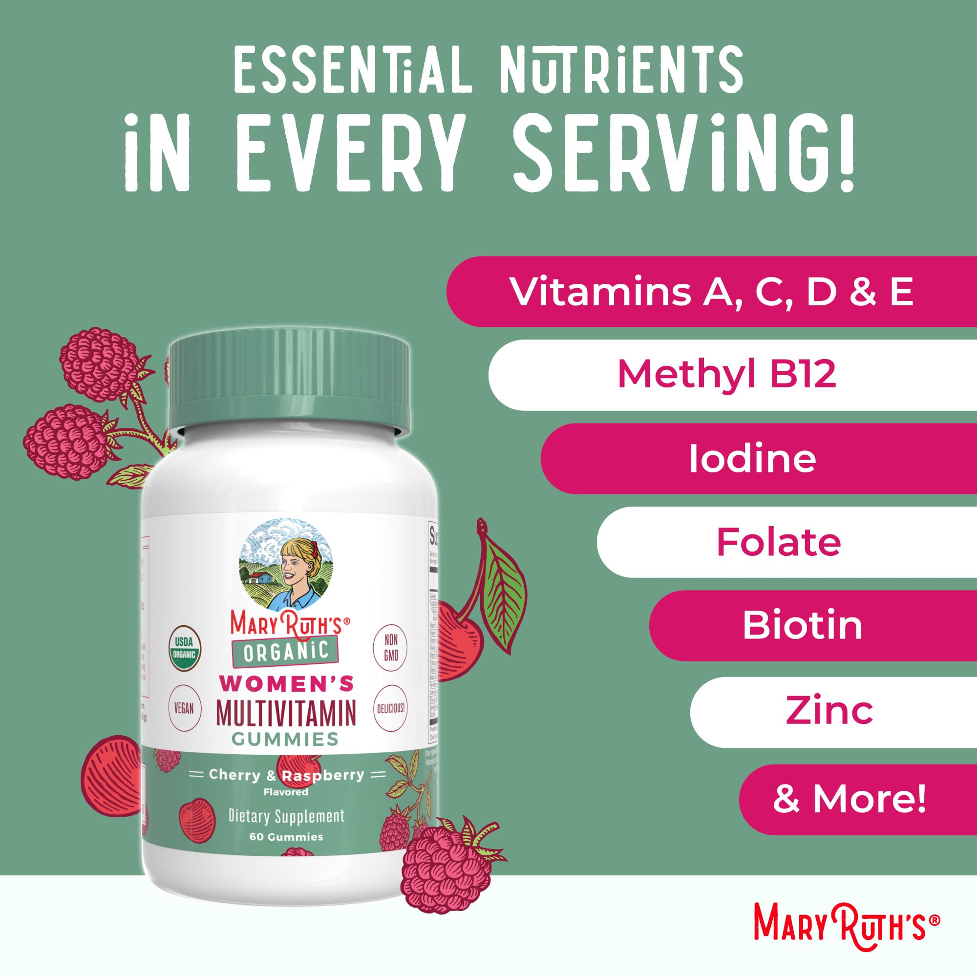 MaryRuth Organics Multivitamin for Women 14 | Women's Multivitamin Gummies for Immune Support| Skin Health | MaryRuth OrganicsAu supplements