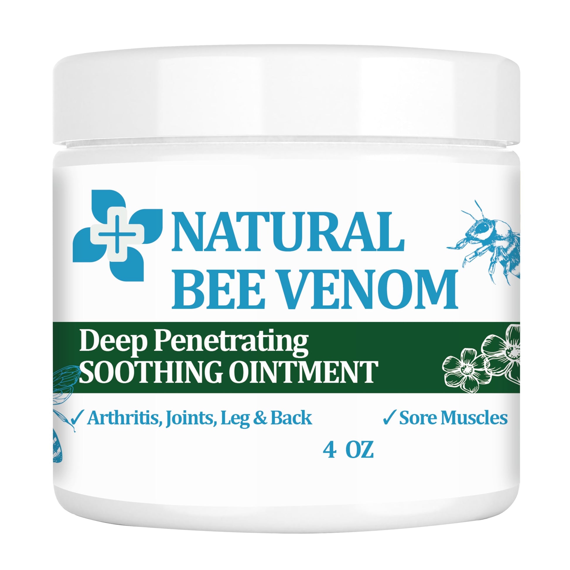 PIBIOOMAP Zealand Bee Venom Serum Gel, Professional for Joint, Muscle, Bone Cream, 24h Fast Release, Soothing Powerful for Back, Neck, Hand, Foot, Knee, Muscle, Shoulder, Hip, Nerve PIBIOOMAPAu supplements