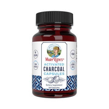 MaryRuth Organics Activated Charcoal Capsules | Substance Adsorption | Derived from Coconut Shells | Vegan Capsules from Pine Trees | Non-GMO | Gluten Free | 40 Count MARYRUTH'SUS supplements