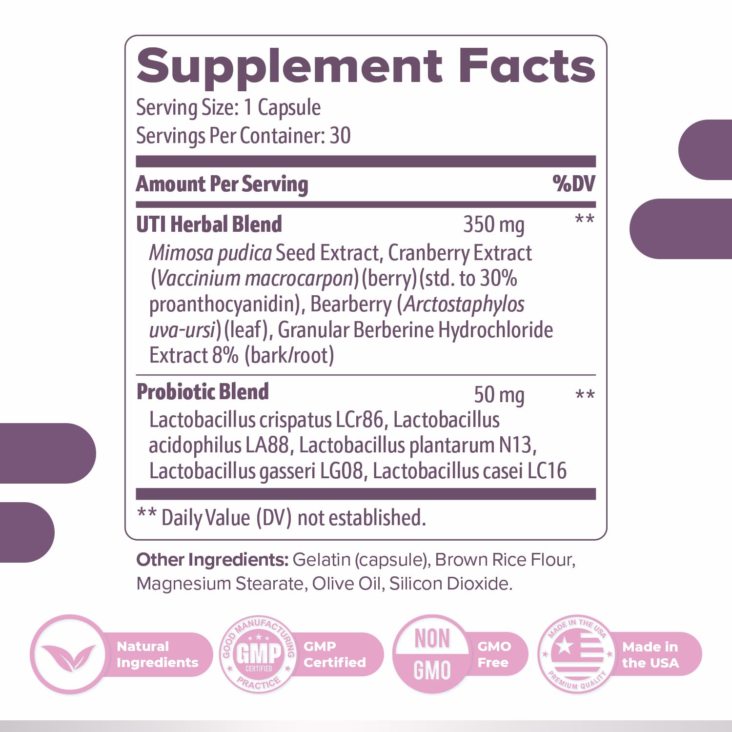 Femipro Bladder Control Supplements for Women & Men, Natural Herb & Probiotic Blend, Supports Urinary Tract Health & Microbiome Balance | Made in USA Non-GMO, 30 Capsules, 1 Month Supply Nature’s NutriWaveAu supplements
