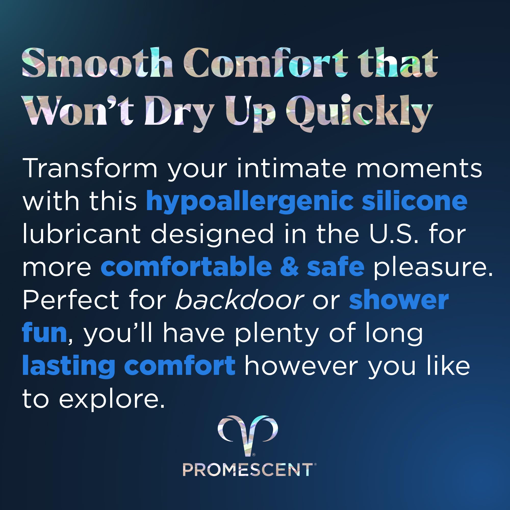 Promescent Silicone Lube, Premium Lubricants for Privacy, Sex Lube for Men & Women, Personal Lube, Non Sticky Anal Lubricant, Sex Accessories for Adults Couples, Personal Lubricant (4 oz) PromescentAu supplements