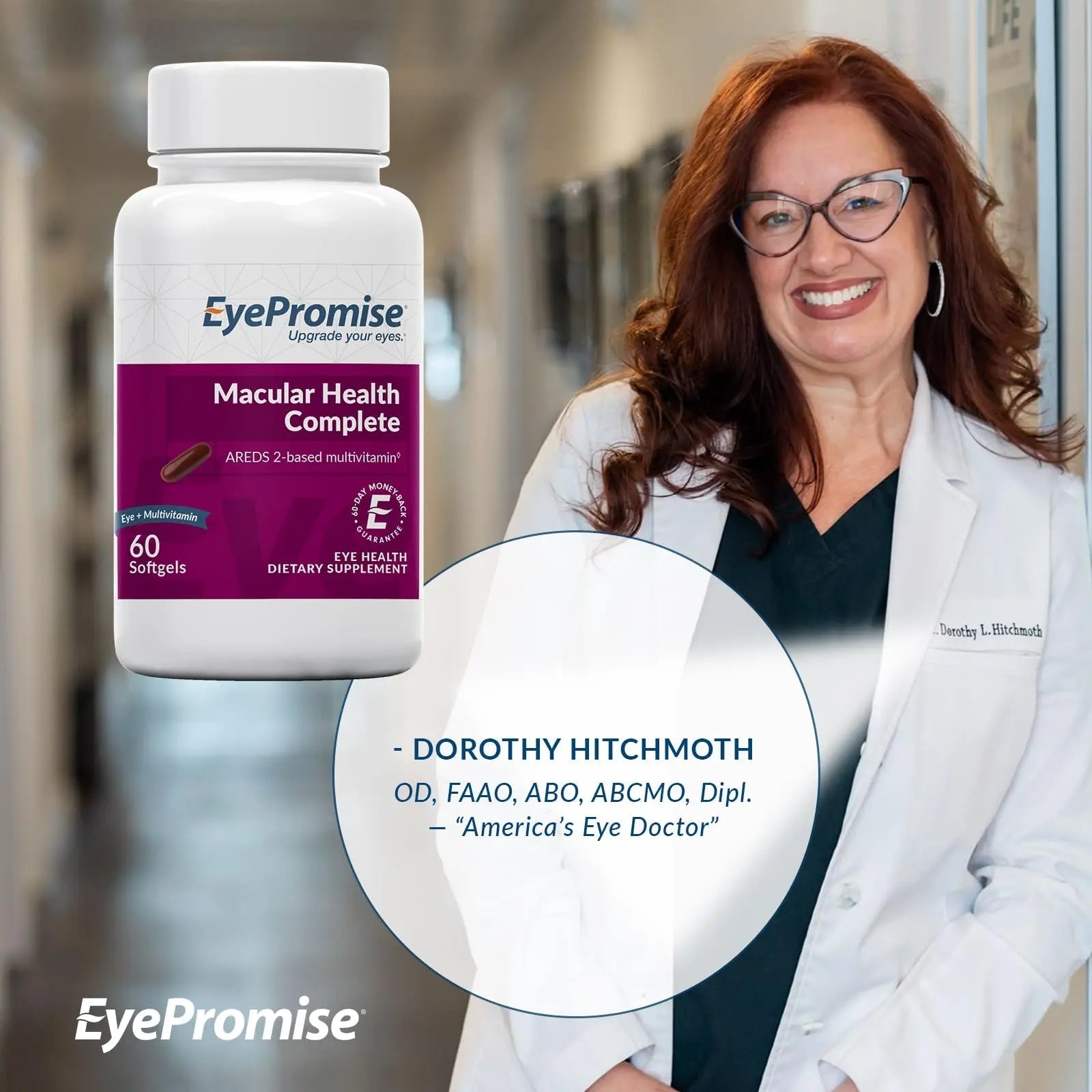 EyePromise Macular Health Complete Supplement - 60 Softgels, 30-Day Supply - Complete Macular Support with 10mg Lutein & Zeaxanthin EyePromiseAu supplements