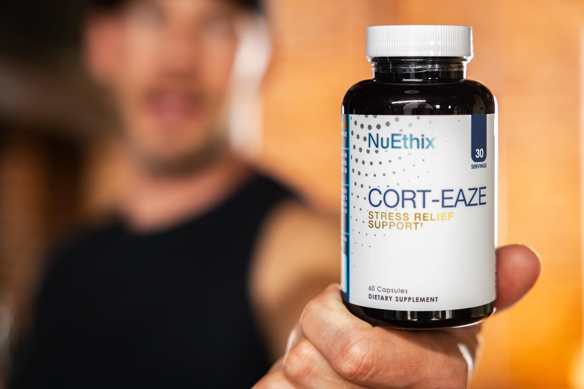 NuEthix Formulations Cort-Eaze - Cortisol Supplement - Health Support Supplement with Ashwagandha, L-Theanine & Rhodiola Rosea - Relaxation and Deep Sleep, 60 Capsules, 30 Servings NuEthix FormulationsAu supplements