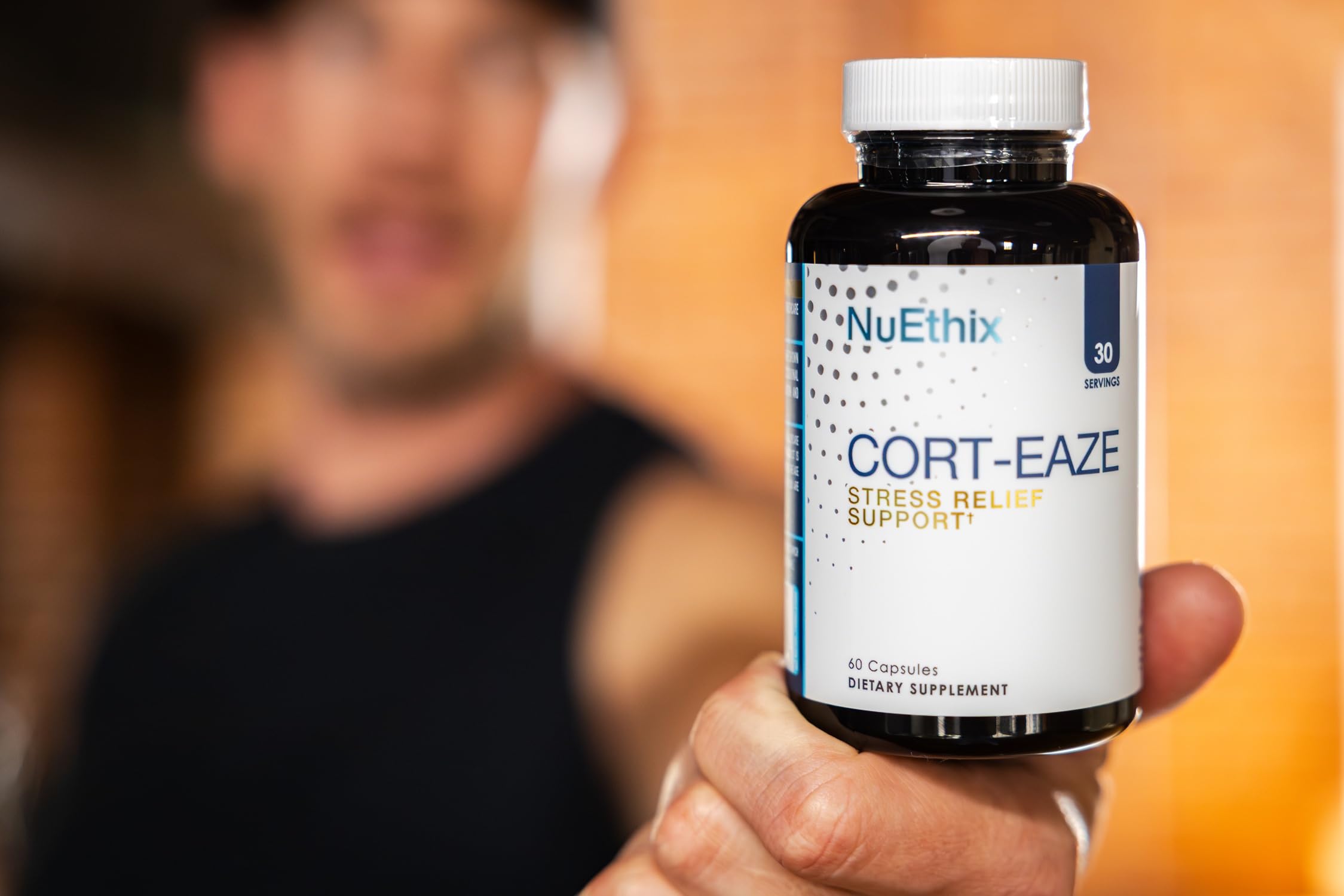 NuEthix Formulations Cort-Eaze - Cortisol Supplement - Health Support Supplement with Ashwagandha, L-Theanine & Rhodiola Rosea - Relaxation and Deep Sleep, 60 Capsules, 30 Servings NuEthix FormulationsAu supplements