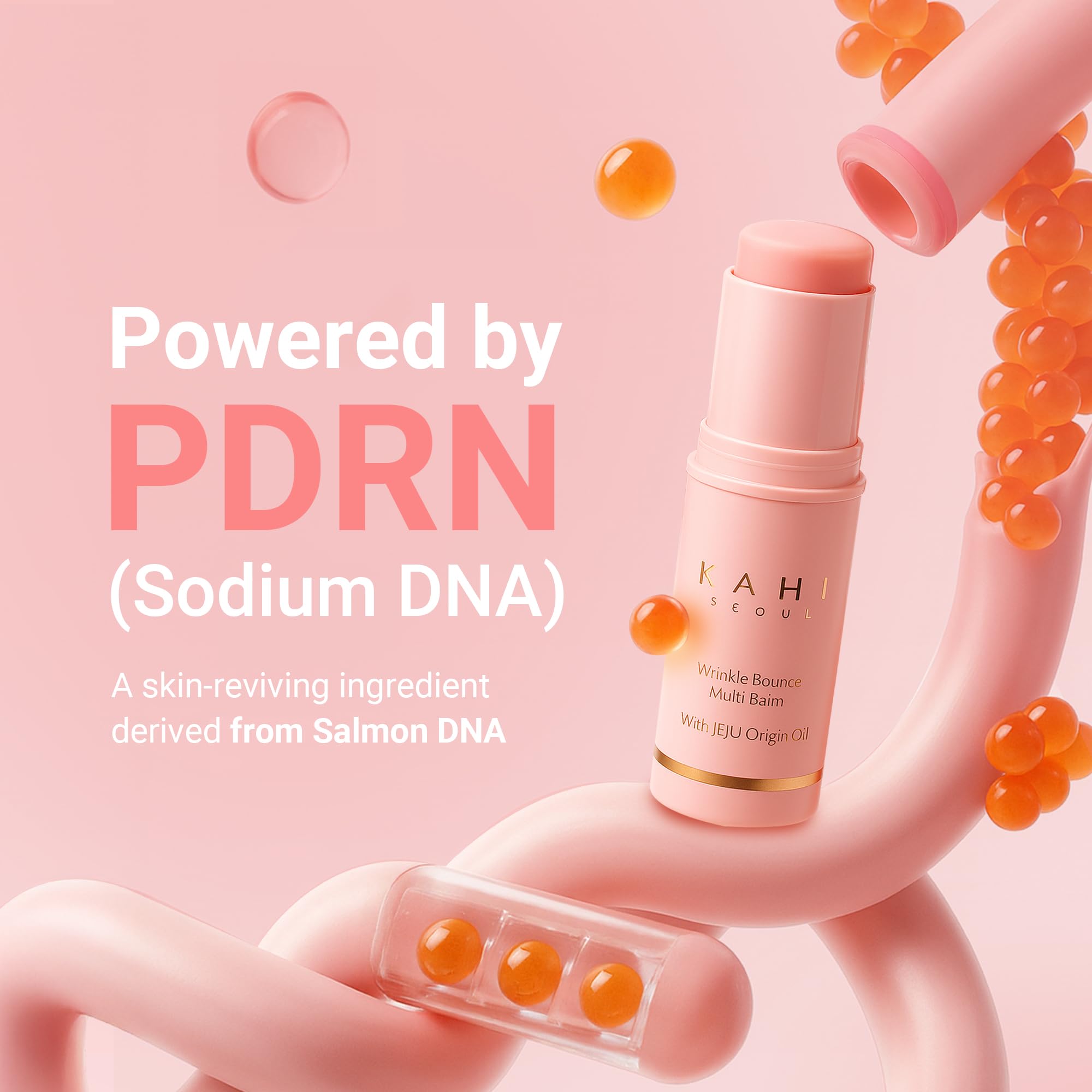 KAHI Wrinkle Bounce Multi Balm Stick | PDRN Collagen Wrinkle Stick | Korean Skin Care |All-in-One Hydrating Lip Balm Eye Cream Neck Cream Make Up Base & Face Mist Moisture Balm KAHIAu supplements