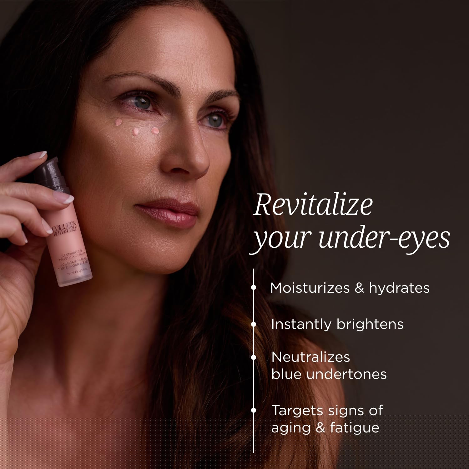 COLLEEN ROTHSCHILD Illuminating Tinted Eye Cream | Instant Brightening Effect | Nourishes & Targets Dark Circles | With Hyaluronic Acid, Caffeine, Pearlized Pigments & Peptides (0.5 fl oz) COLLEEN ROTHSCHILDAu supplements